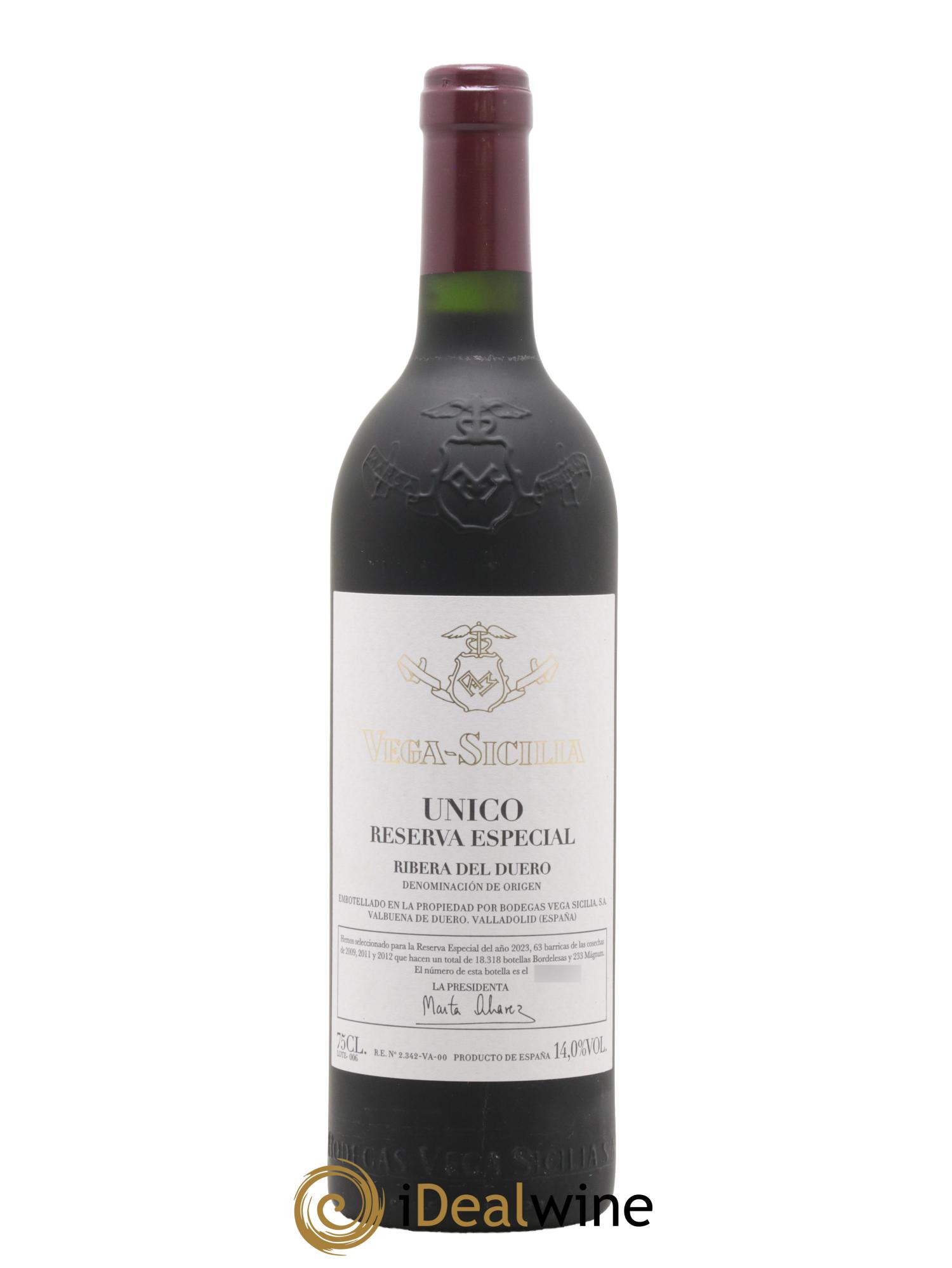 Ribera Del Duero Vega Sicilia Unico Reserva Especial Famille Alvarez - Lot de 1 bouteille - 0