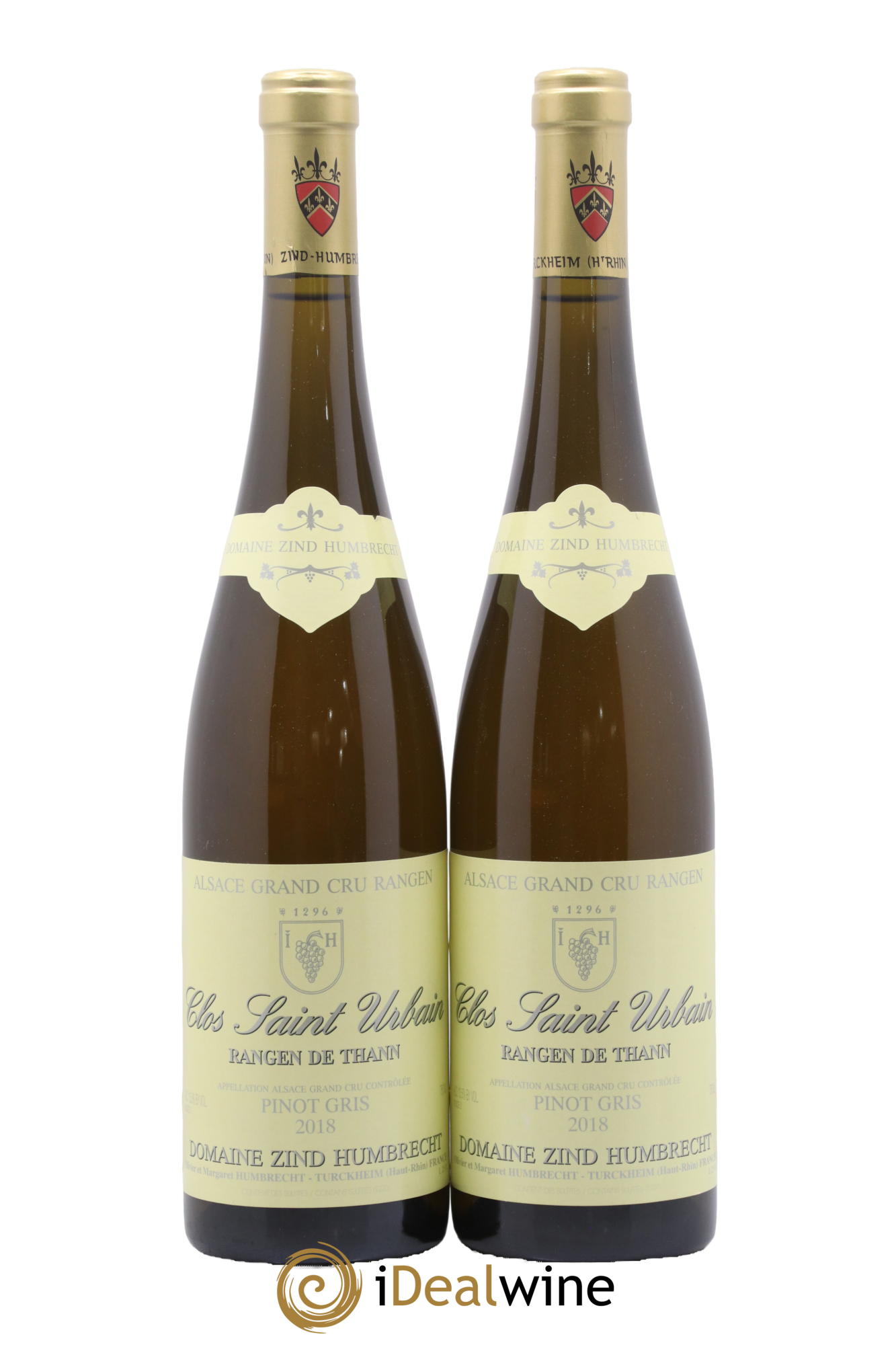 Alsace Pinot Gris Grand Cru Rangen de Thann Clos Saint-Urbain Zind-Humbrecht (Domaine) 2018 - Lot de 2 bouteilles - 0