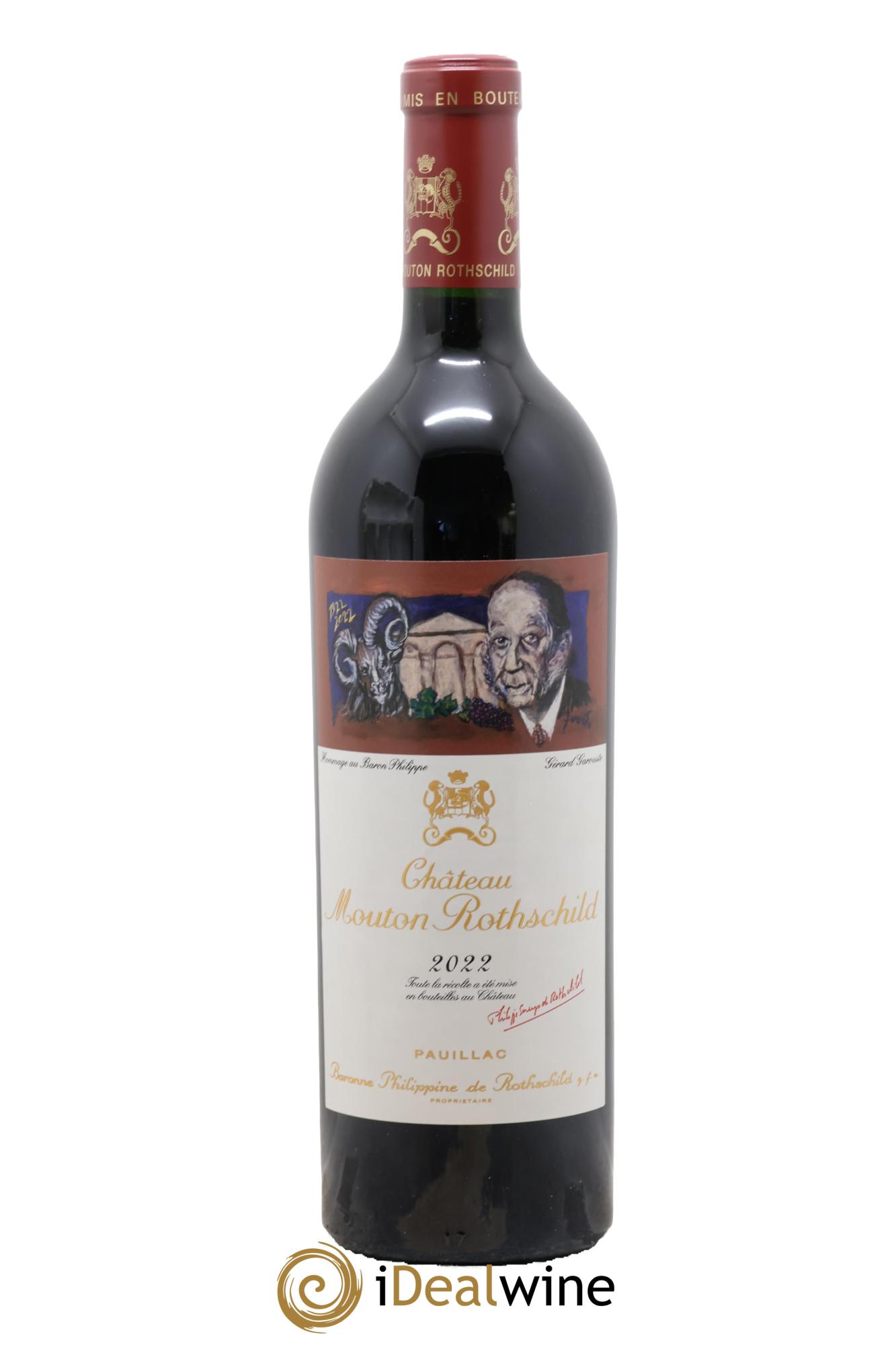 Château Mouton Rothschild 1er Grand Cru Classé 2022 - Lot de 1 bouteille - 1