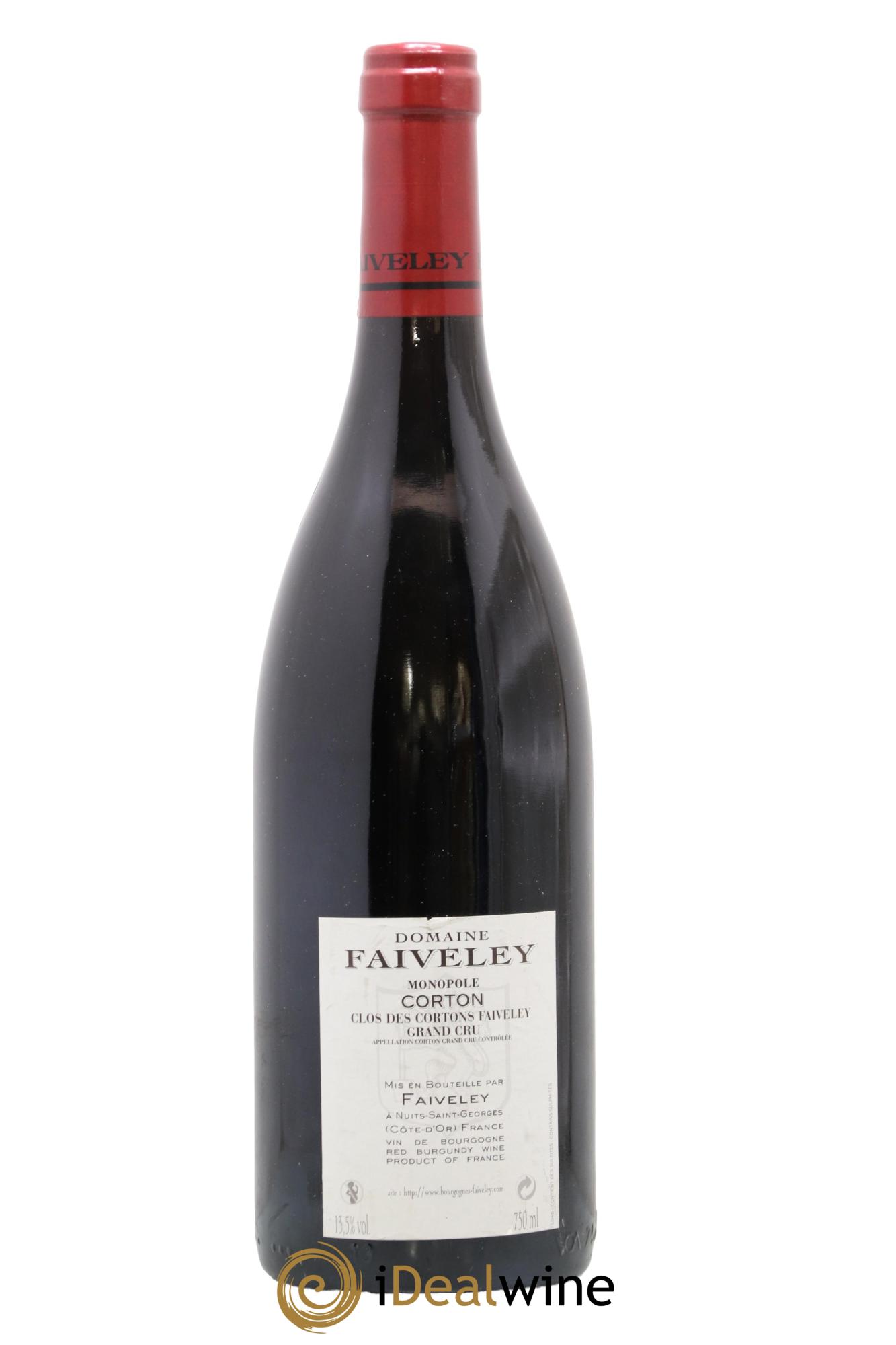 Corton Grand Cru Clos des Cortons Faiveley 2002 - Lotto di 1 bottiglia - 1