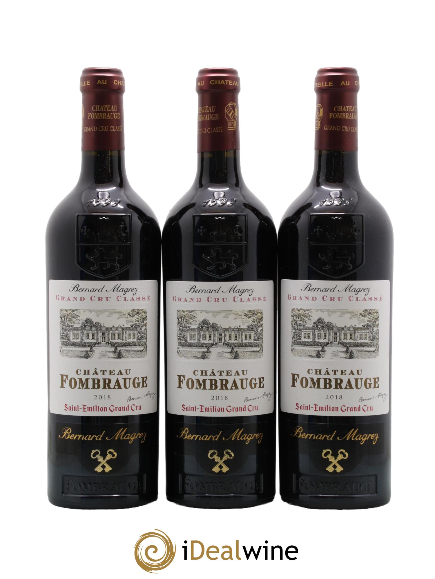 Château Fombrauge Grand Cru Classé 2018 - Lot de 3 bouteilles - 0