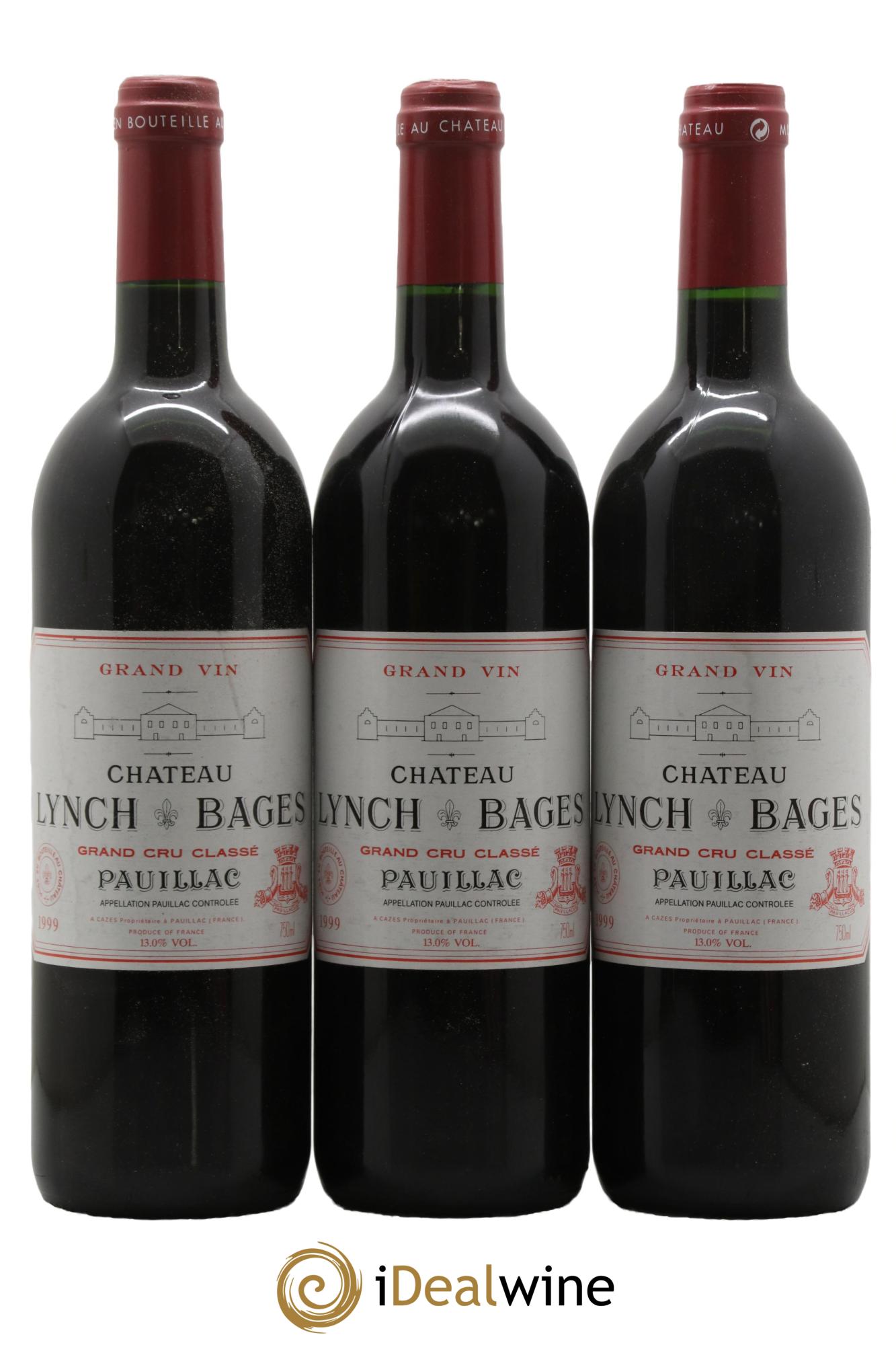 Château Lynch Bages 5ème Grand Cru Classé 1999 - Posten von 12 Flaschen - 1