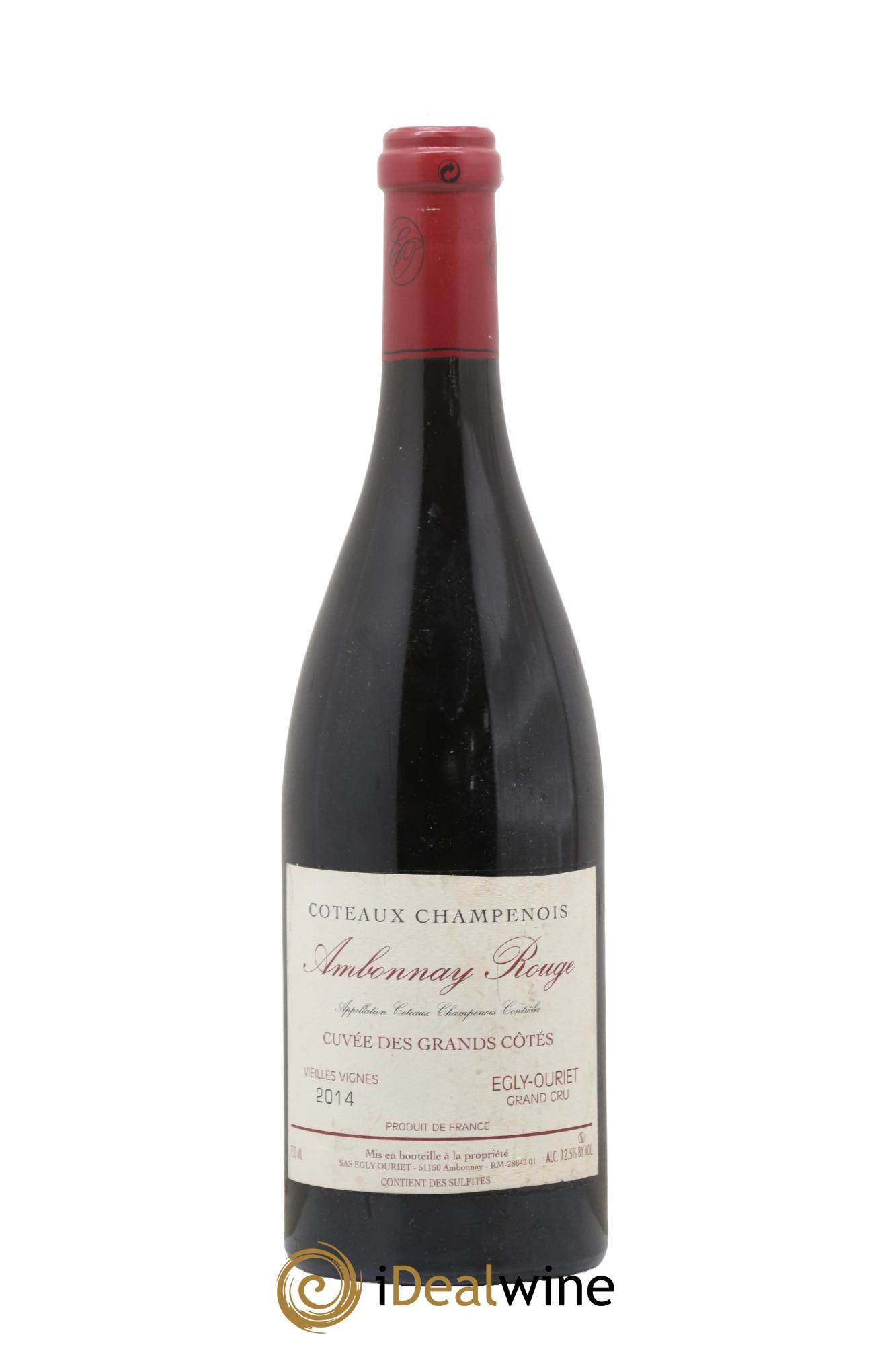 Ambonnay Cuvée des Grands Côtés VV Grand Cru Egly-Ouriet 2014 - Lot of 1 bottle - 0
