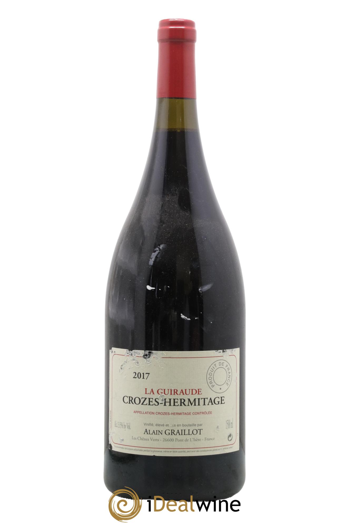 Crozes-Hermitage La Guiraude Domaine Graillot 2017 - Lot de 1 magnum - 0
