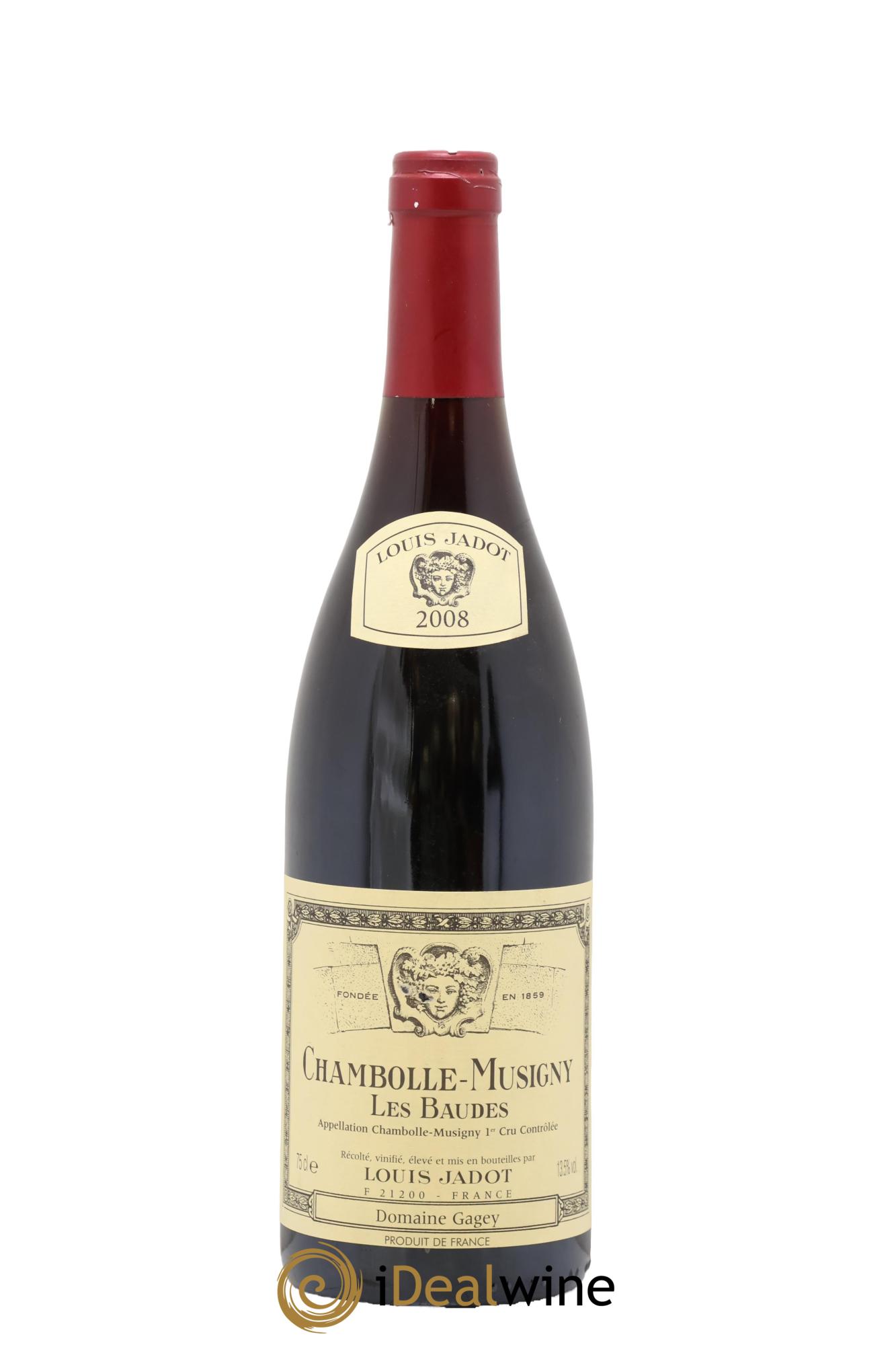 Chambolle-Musigny 1er Cru Les Baudes Louis Jadot 2008 - Lot de 1 bouteille - 0