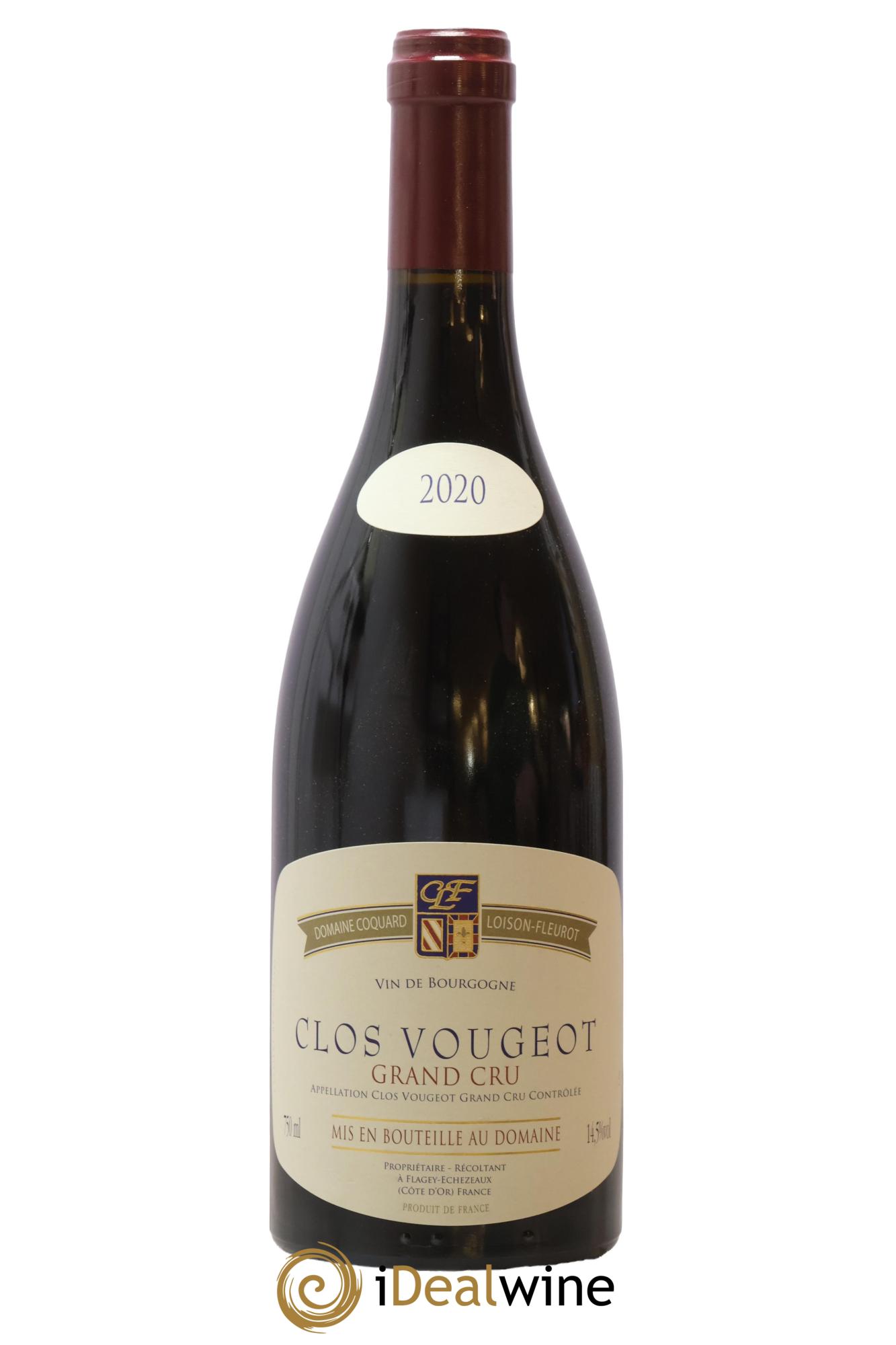 Clos de Vougeot Grand Cru Coquard Loison-Fleurot 2020 - Lot of 1 bottle - 0
