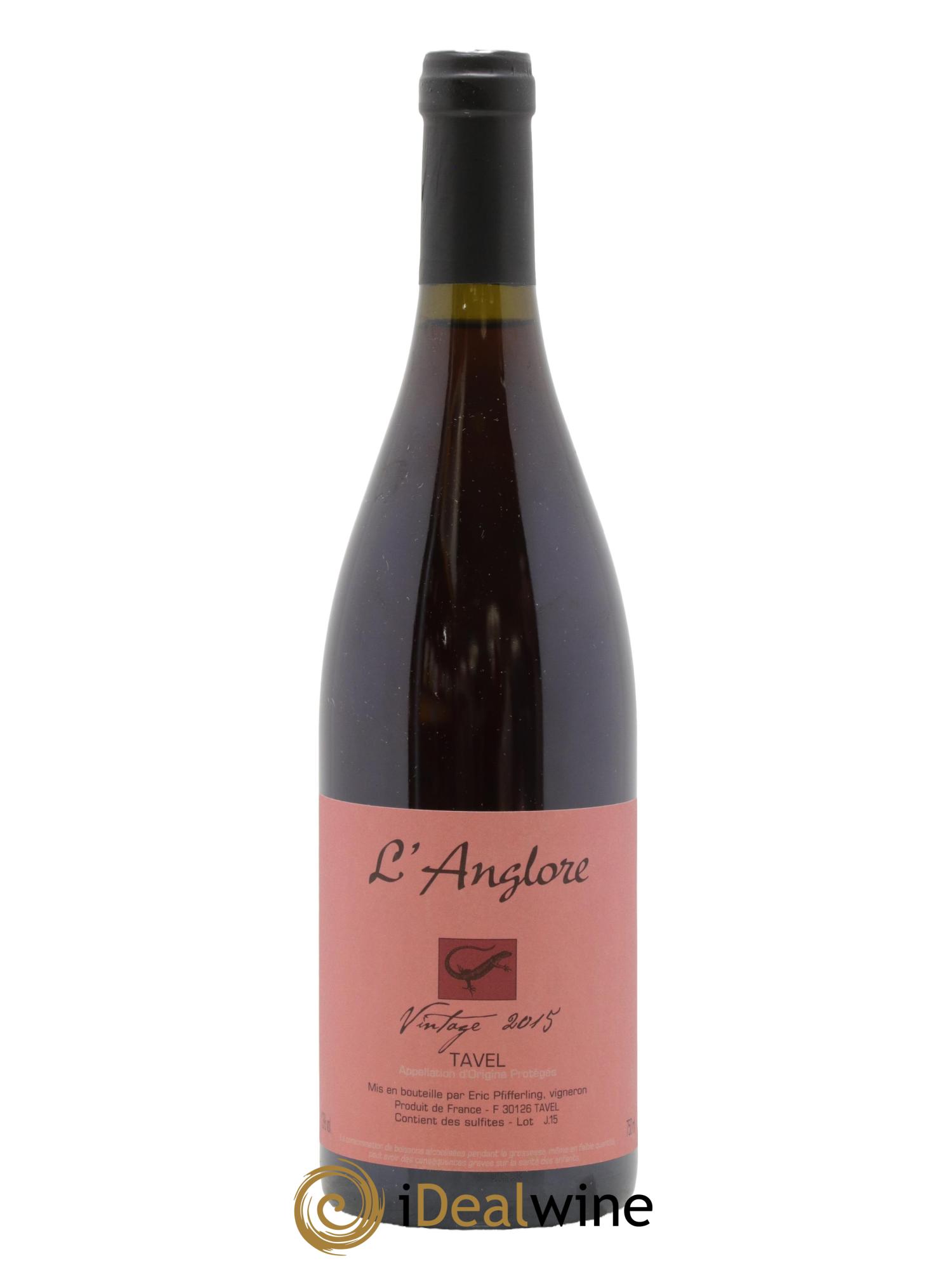 Tavel Vintage L'Anglore 2015 - Lot de 1 bouteille - 0