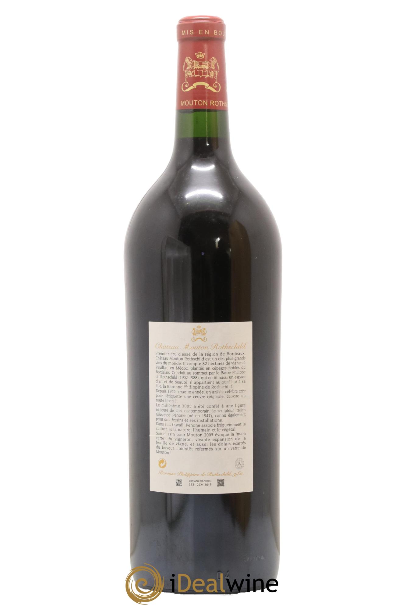 Château Mouton Rothschild 1er Grand Cru Classé 2005 - Lot of 1 magnum - 2