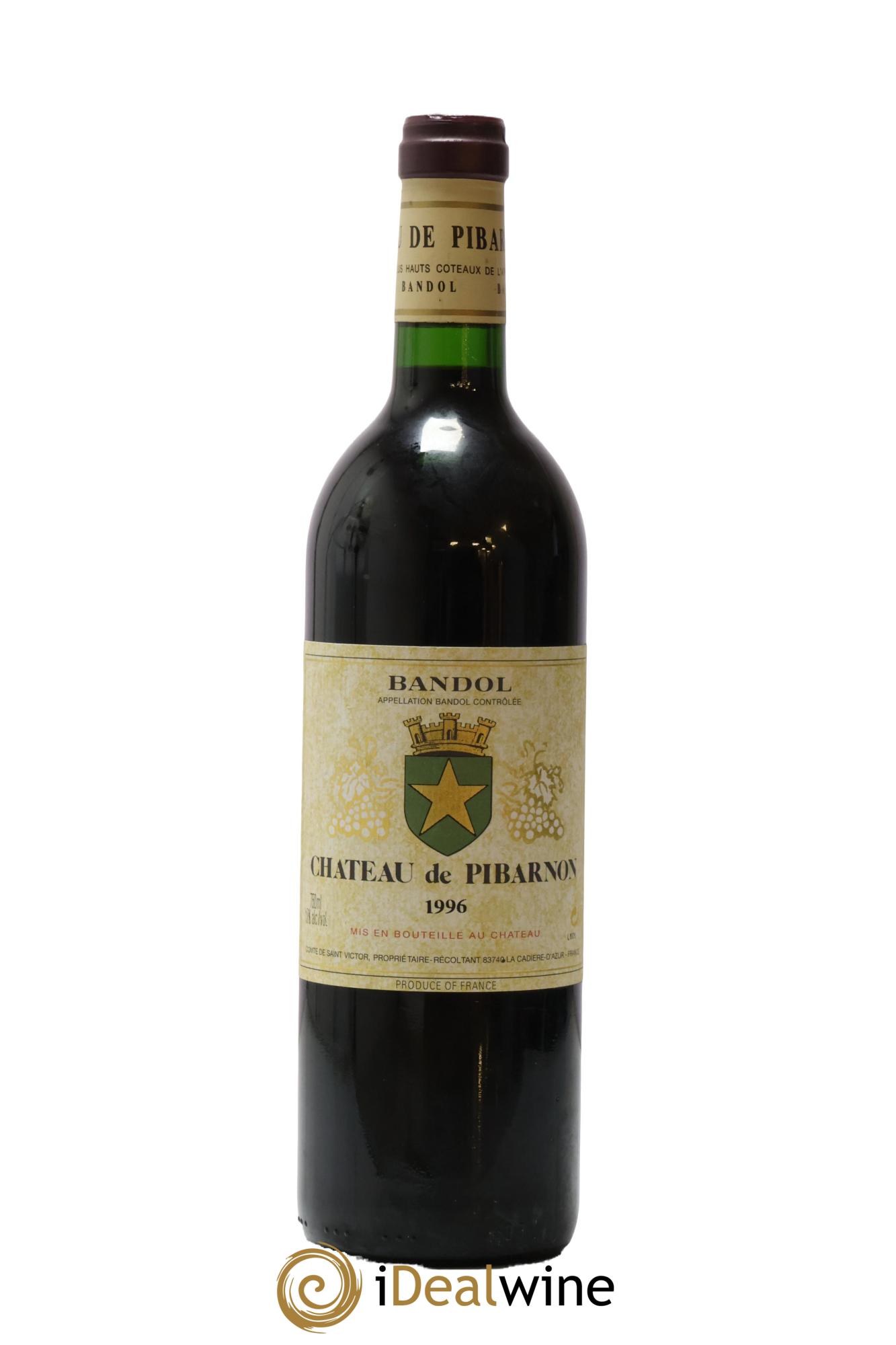 Bandol Château de Pibarnon Comte de Saint-Victor 1996 - Lot de 1 bouteille - 0