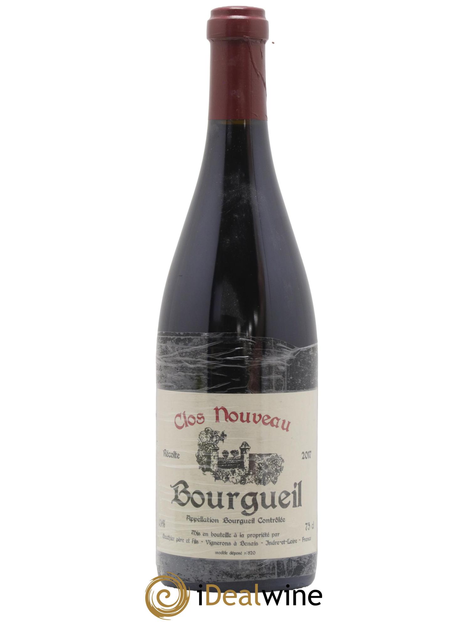 Bourgueil Clos Nouveau Domaine du Bel Air 2017 - Lot de 1 bouteille - 0
