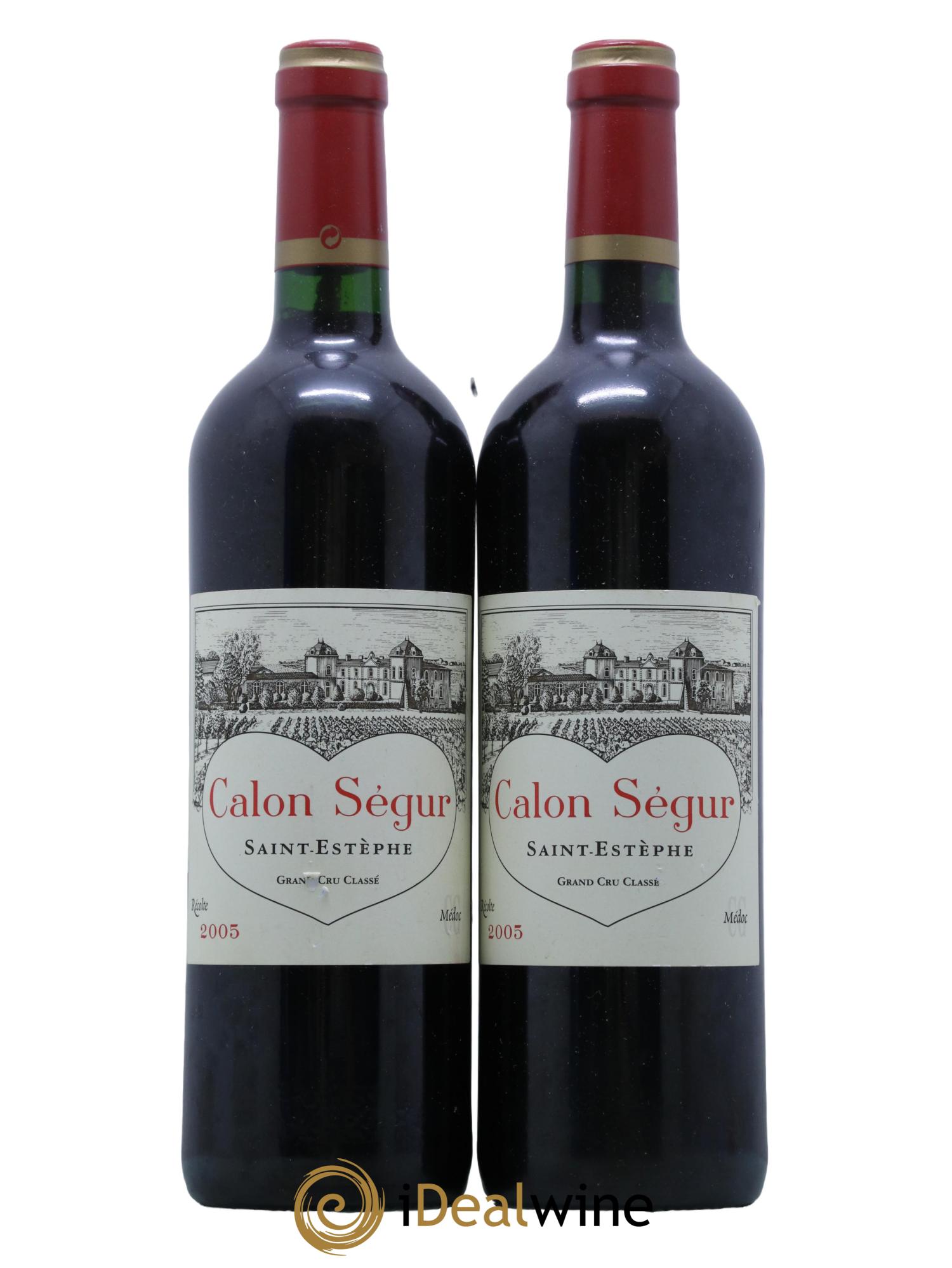 Château Calon Ségur 3ème Grand Cru Classé 2005 - Lot de 2 bouteilles - 0