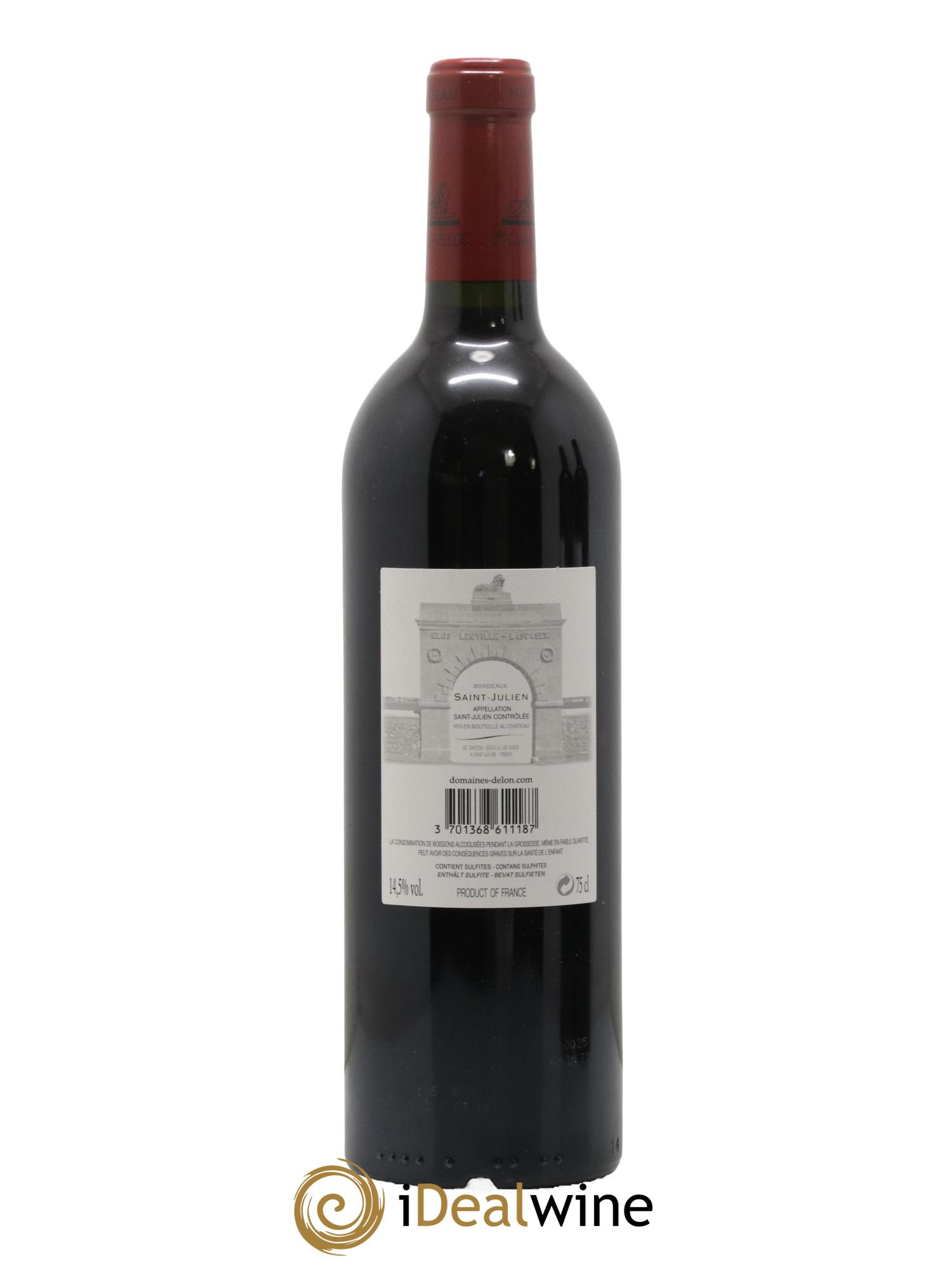 Château Léoville Las Cases 2ème Grand Cru Classé 2018 - Lot de 1 bouteille - 1