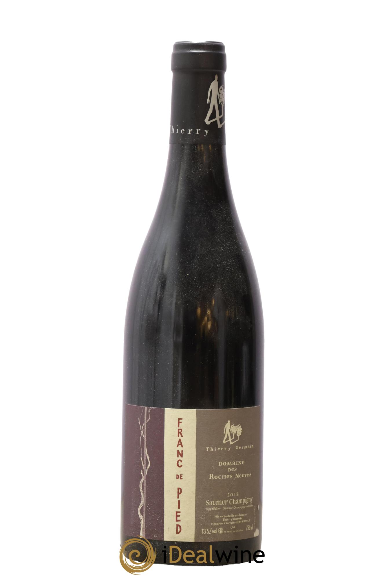 Saumur-Champigny Franc de pied Domaine des Roches Neuves - Thierry Germain 2018 - Posten von 1 Flasche - 0