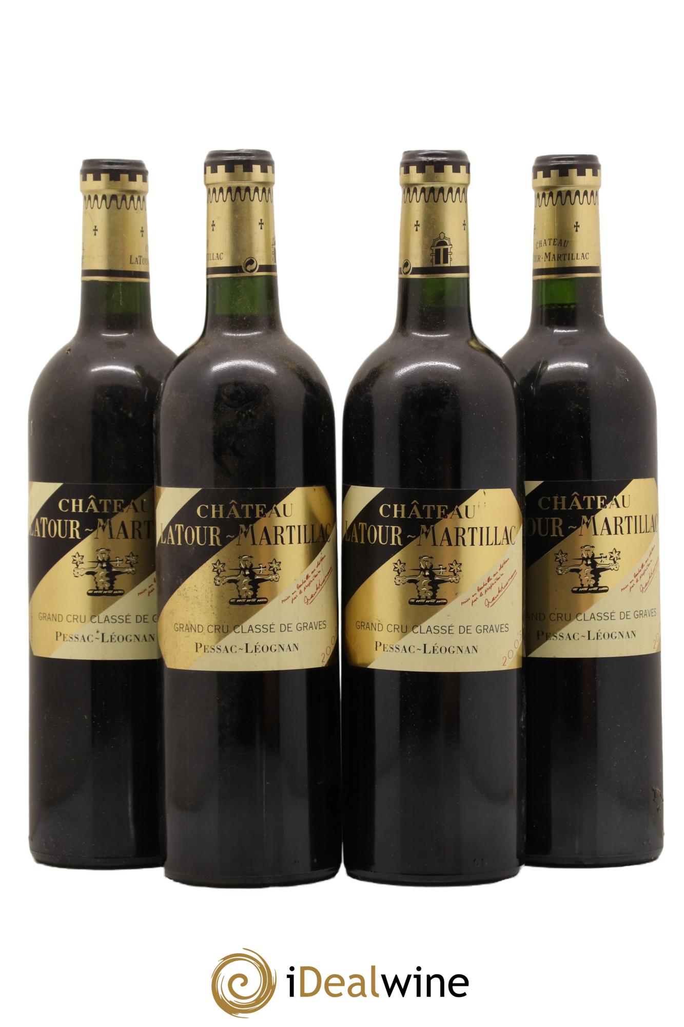 Château Latour-Martillac Cru Classé de Graves 2005 - Lot de 4 bouteilles - 0