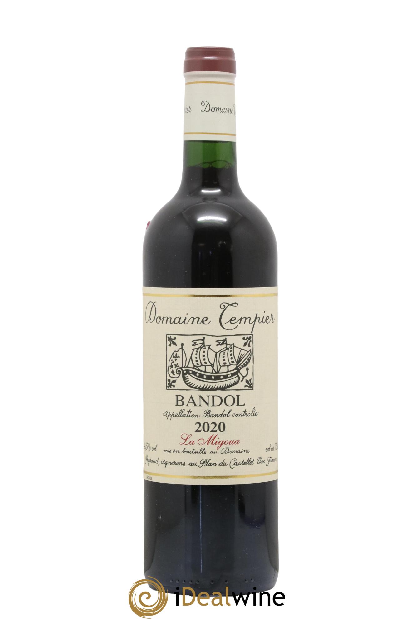 Bandol Domaine Tempier Cuvée La Migoua Famille Peyraud 2020 - Lot de 1 bouteille - 0