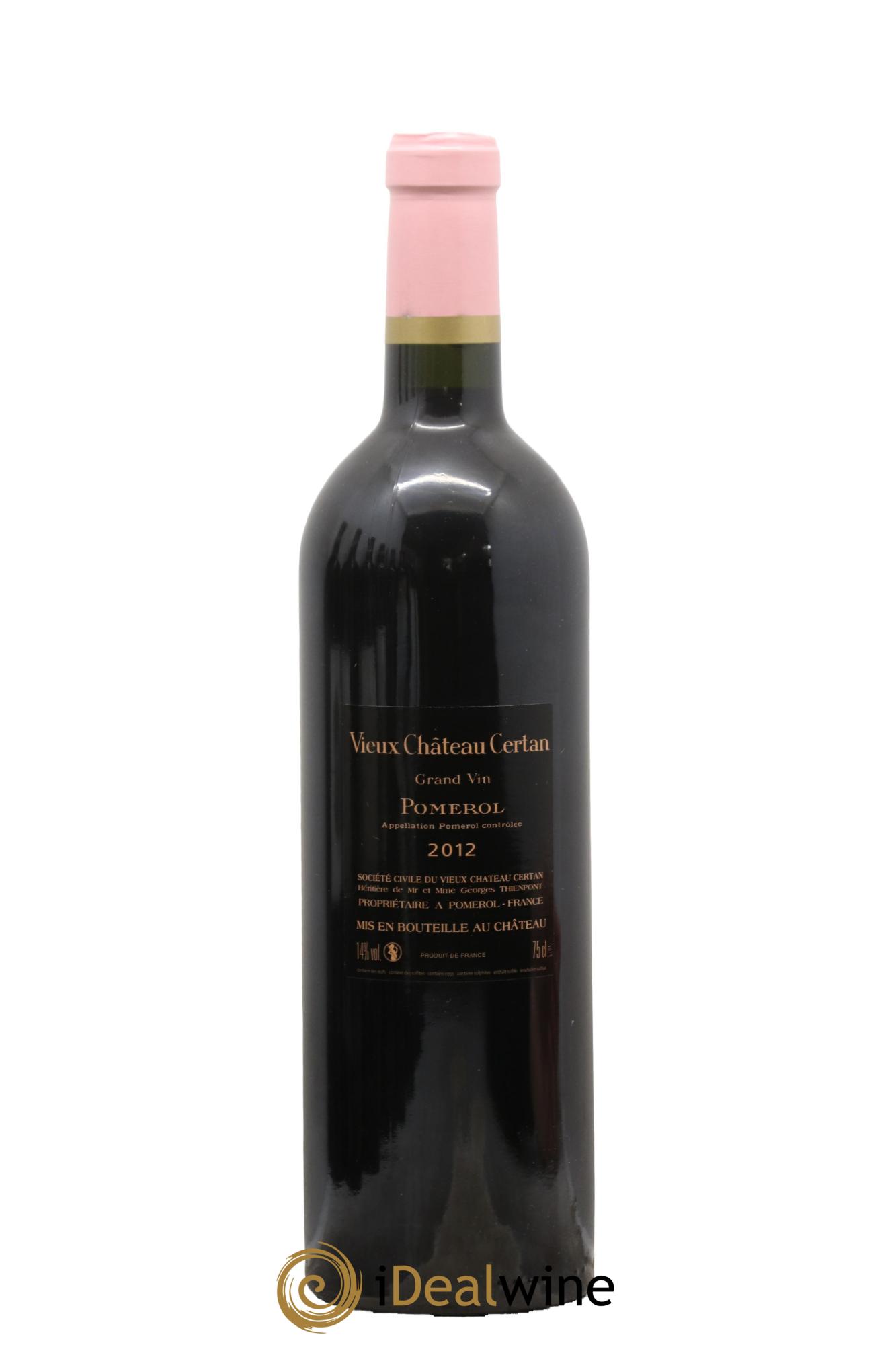 Vieux Château Certan 2012 - Lot de 1 bouteille - 1