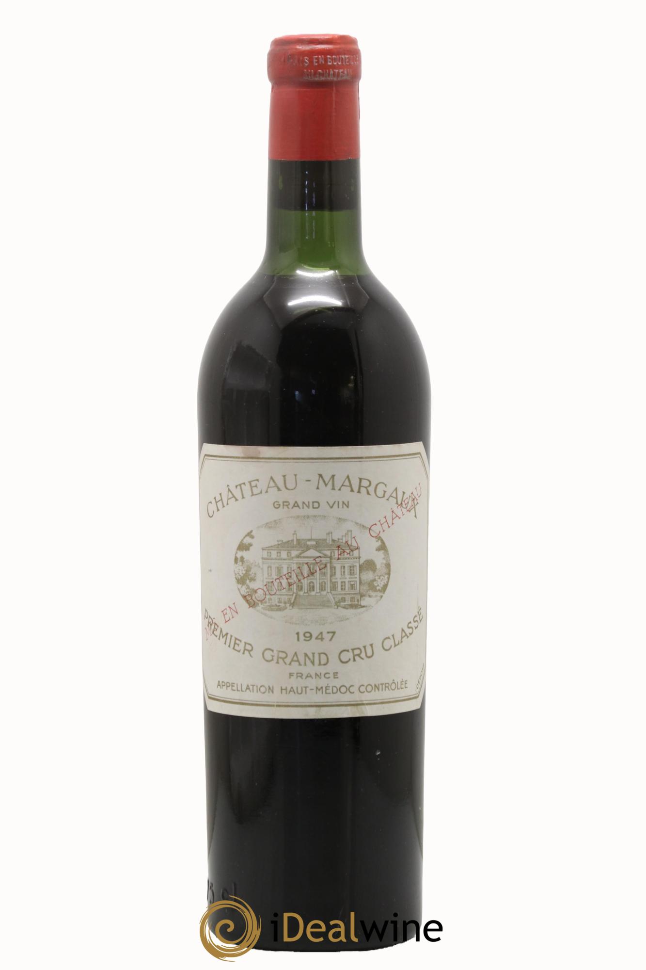 Château Margaux 1er Grand Cru Classé 1947 - Lot de 1 bouteille - 0