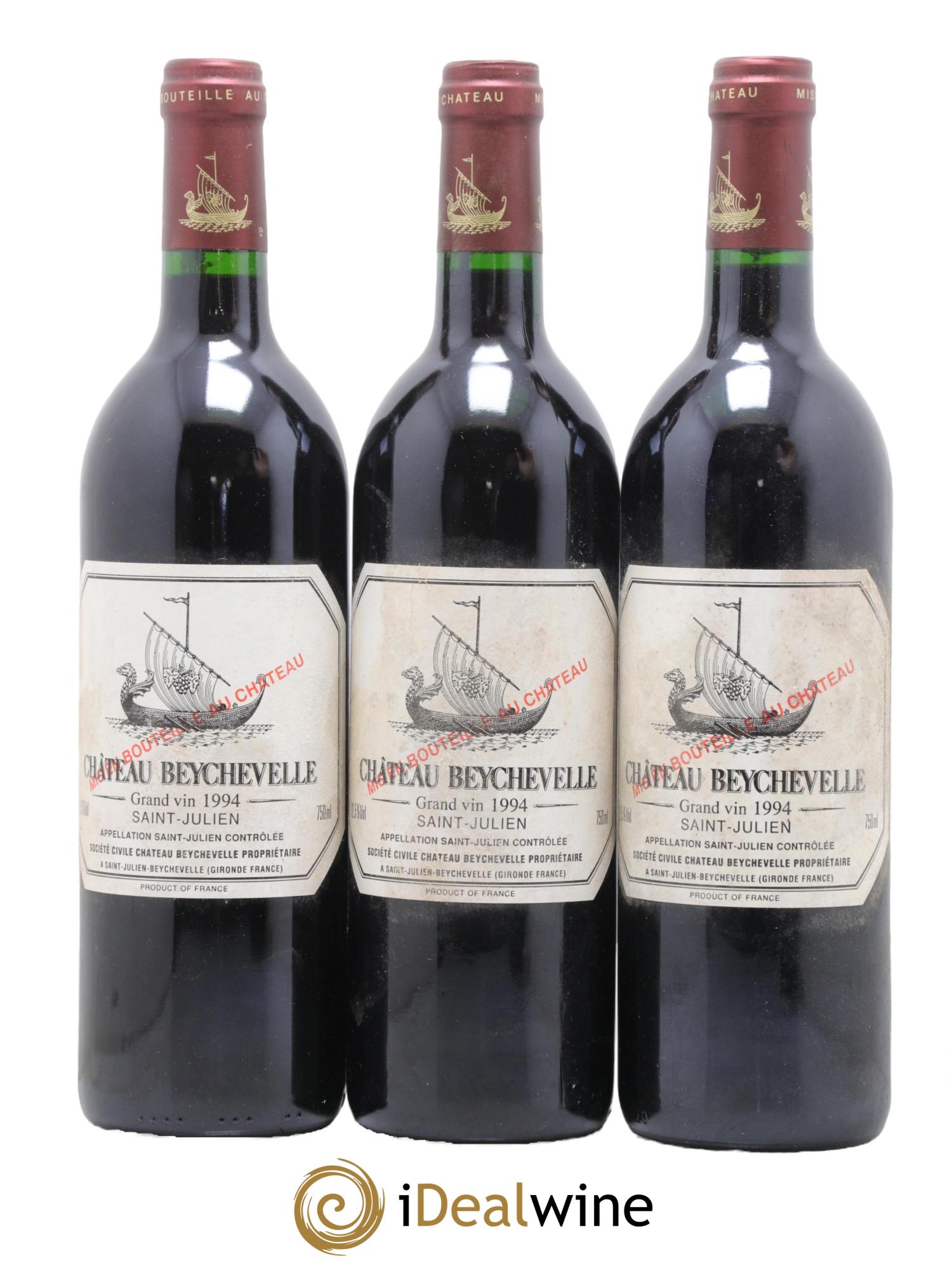Château Beychevelle 4ème Grand Cru Classé 1994 - Lot de 12 bouteilles - 3