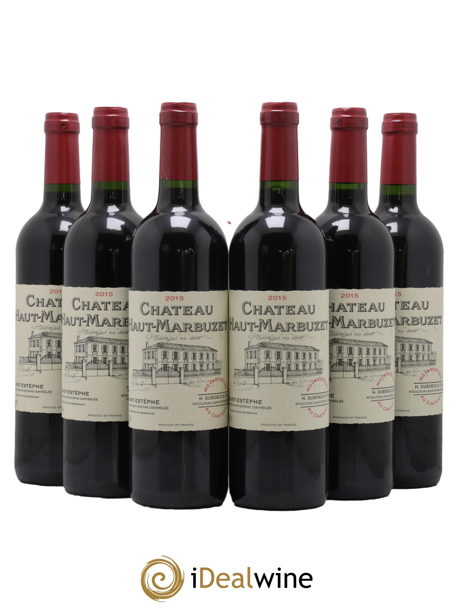 Château Haut Marbuzet 2015 - Lot de 6 bouteilles - 0