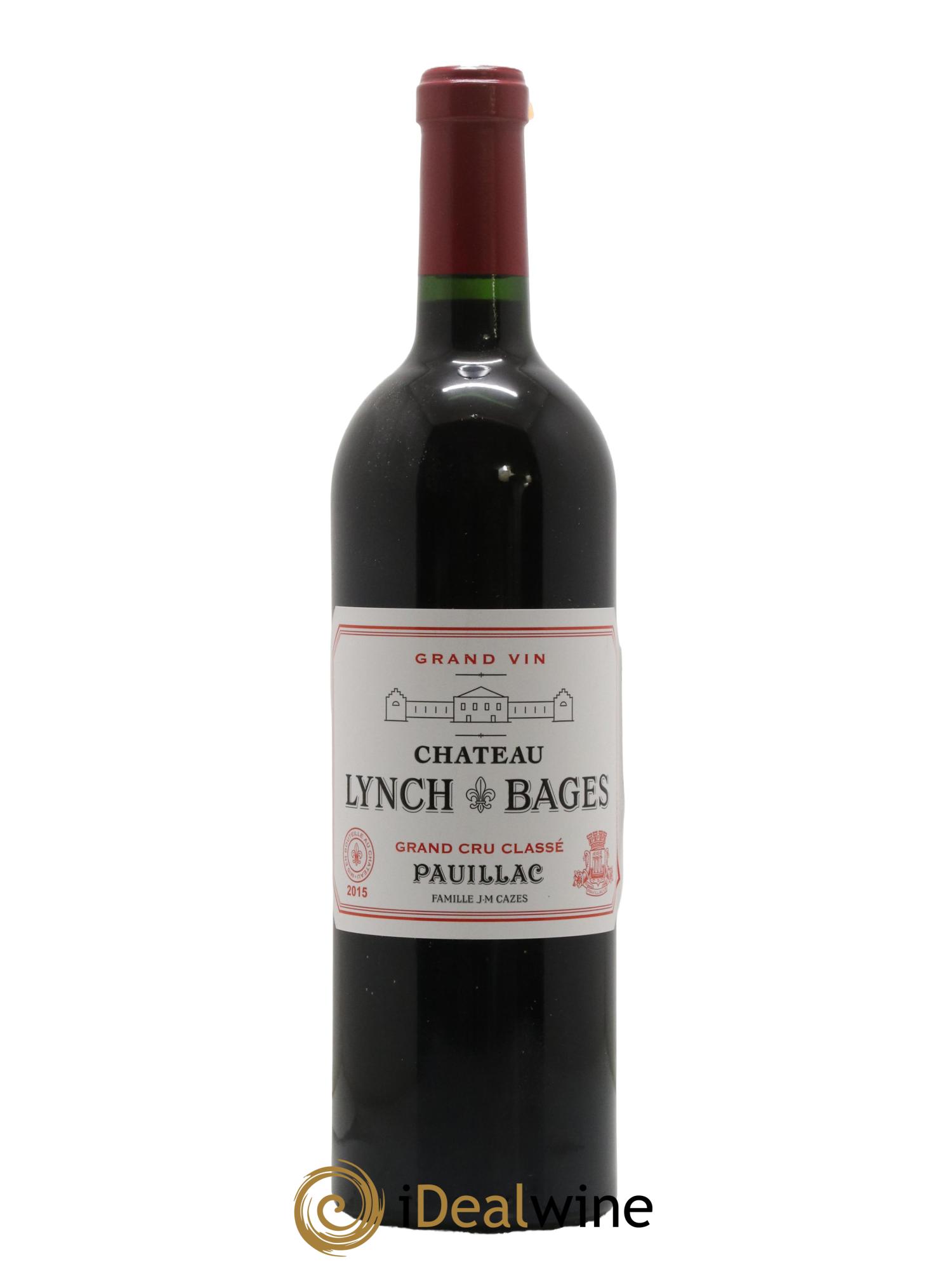 Château Lynch Bages 5ème Grand Cru Classé 2015 - Lot de 1 bouteille - 0