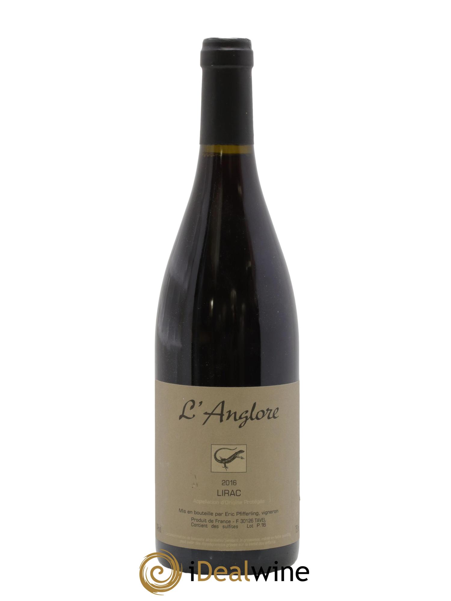 Lirac L'Anglore 2016 - Lot of 1 bottle - 0