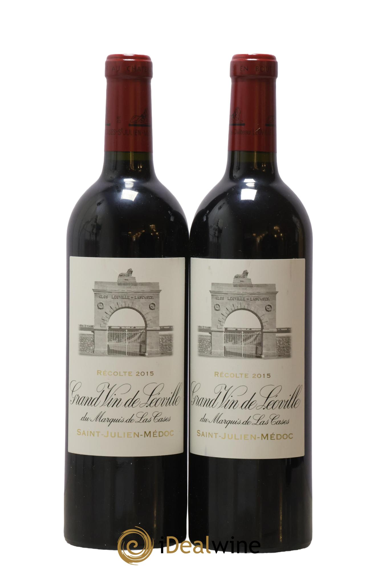 Château Léoville Las Cases 2ème Grand Cru Classé 2015 - Lot of 2 bottles - 0