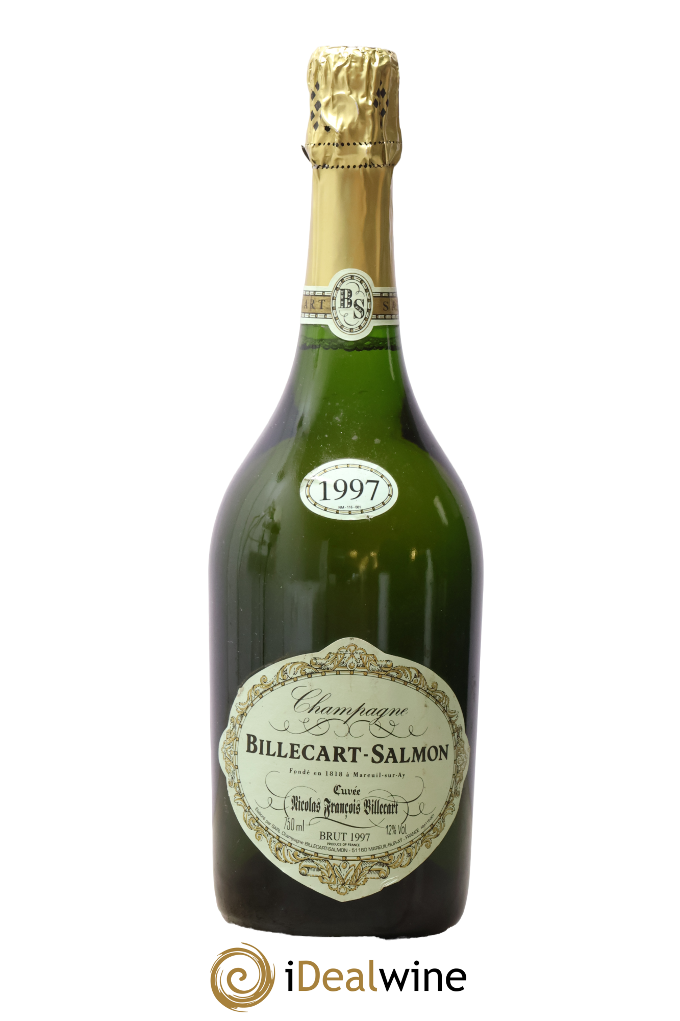 Brut Nicolas François Billecart Billecart-Salmon 1997 - Posten von 1 Flasche - 0