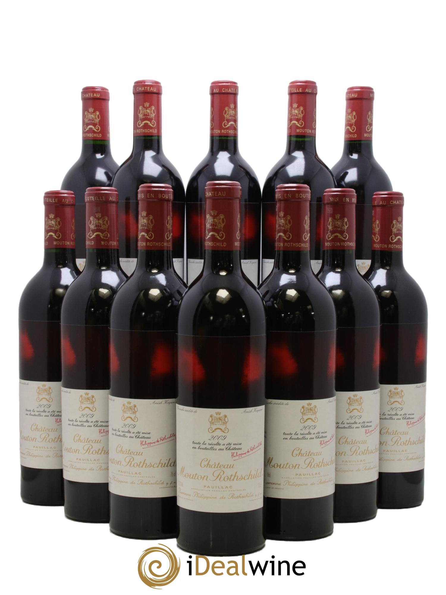 Château Mouton Rothschild 1er Grand Cru Classé 2009 - Lot of 12 bottles - 0