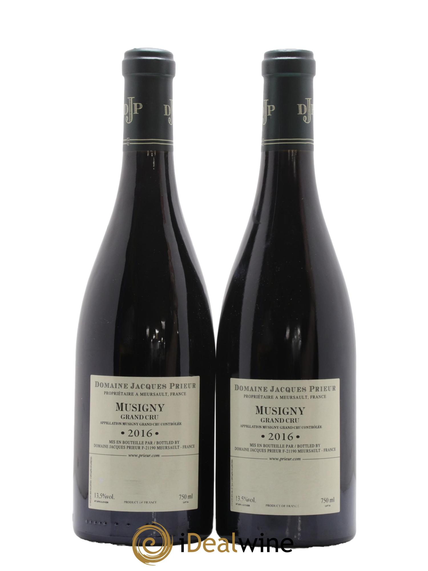 Musigny Grand Cru Jacques Prieur (Domaine)  2016 - Lotto di 2 bottiglie - 1