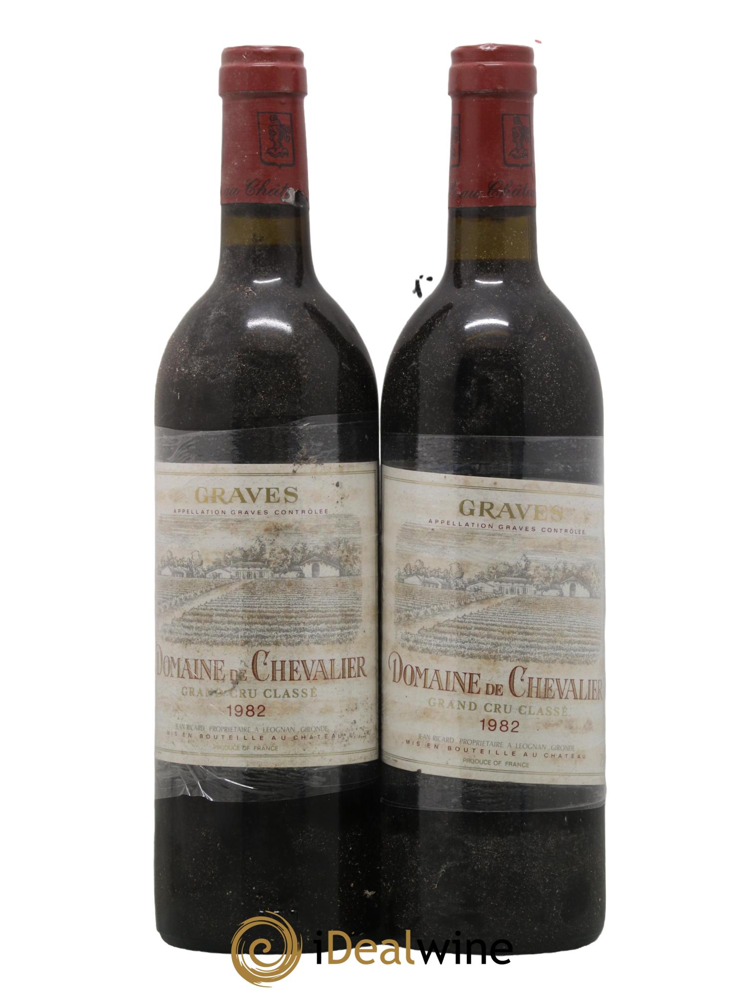 Domaine de Chevalier Cru Classé de Graves 1982 - Lot de 2 bouteilles - 0