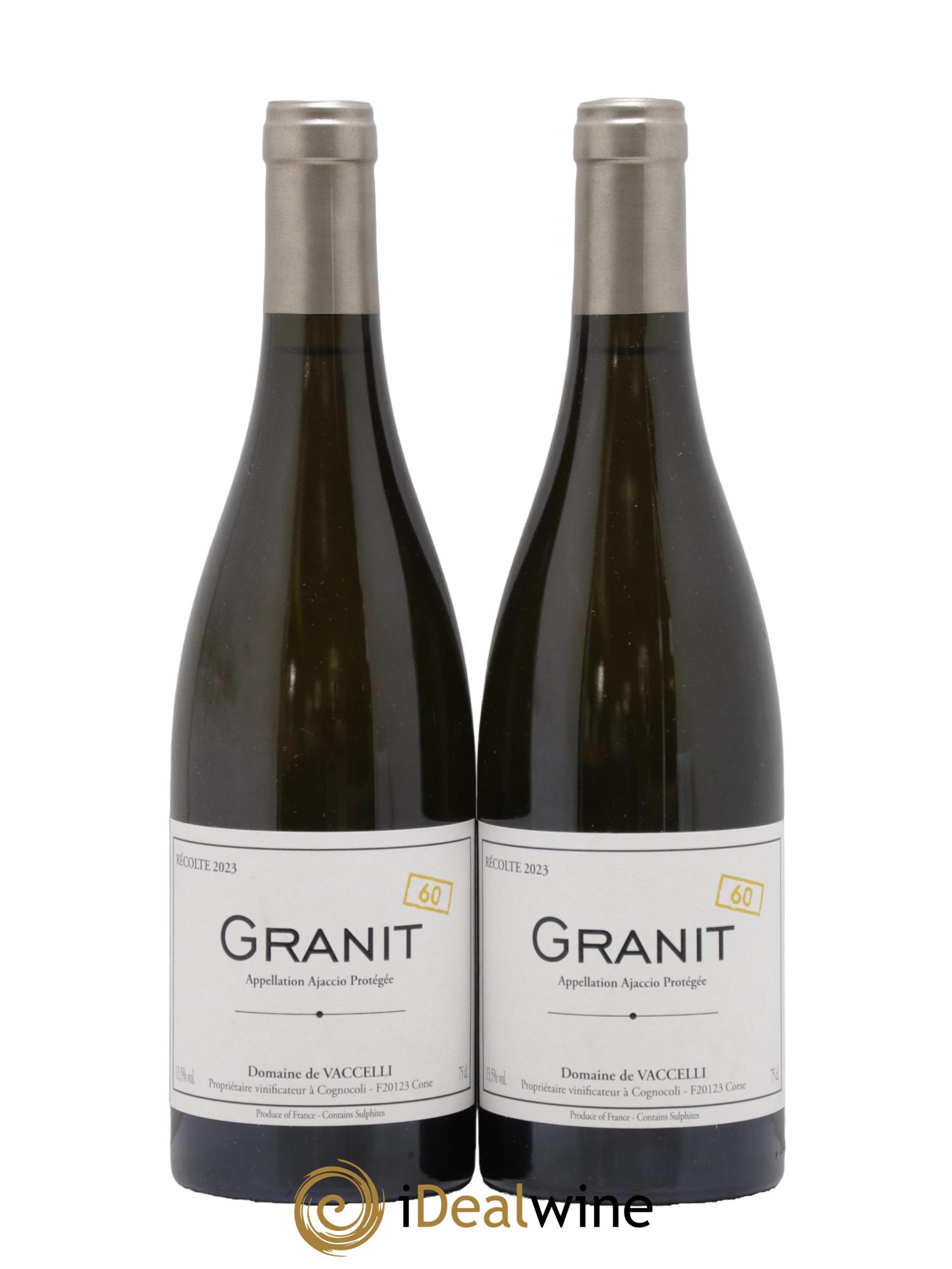 Ajaccio Granit 60 Vaccelli 2023 - Lot de 2 bouteilles - 0