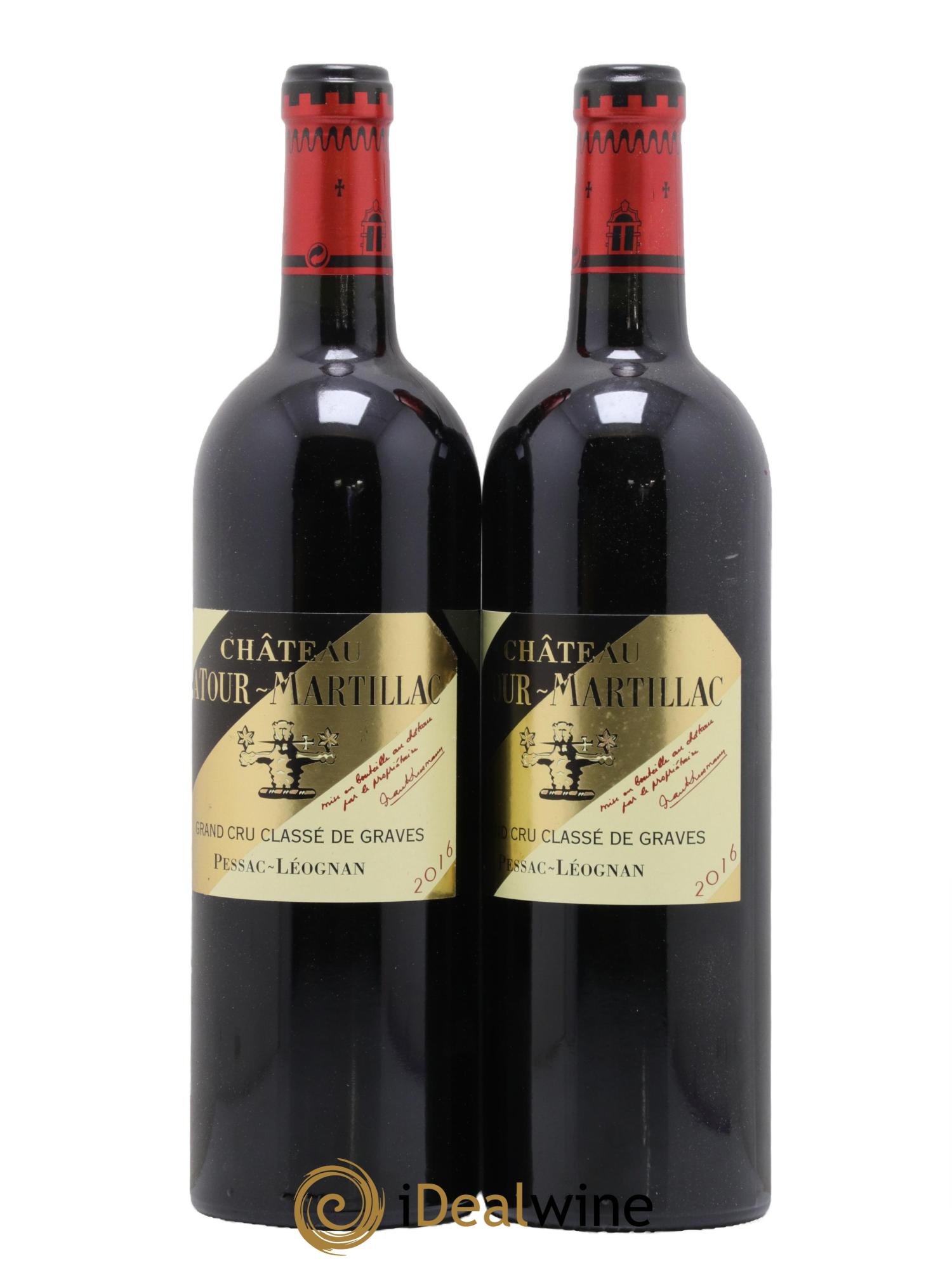 Château Latour-Martillac Cru Classé de Graves 2016 - Lot de 2 bouteilles - 0