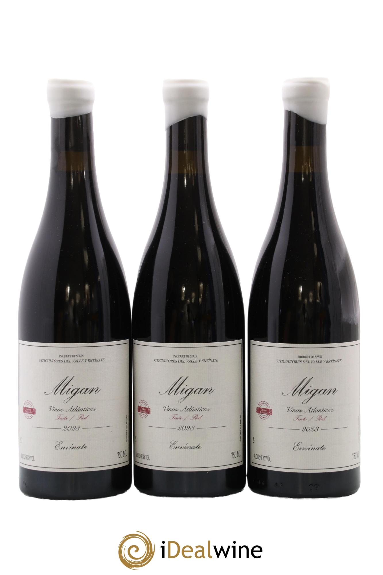 Vinos Atlanticos - Islas Canarias Migan Envinate 2023 - Lot de 3 bouteilles - 0