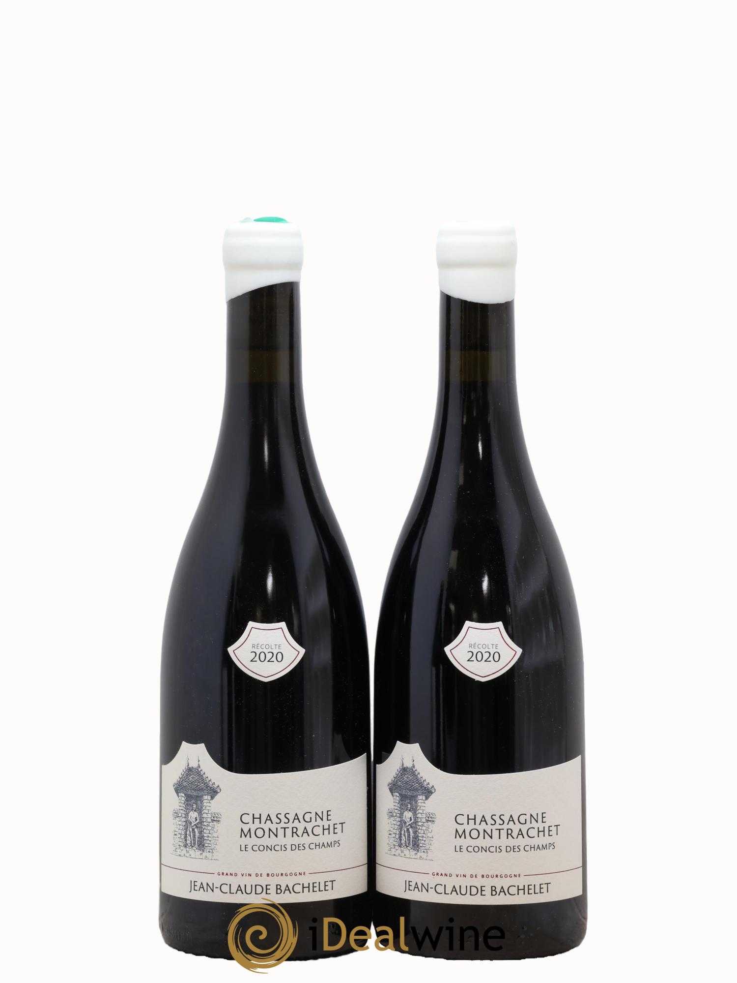 Chassagne-Montrachet Le Concis Des Champs Jean-Claude Bachelet (Domaine) 2020 - Lot de 2 bouteilles - 0