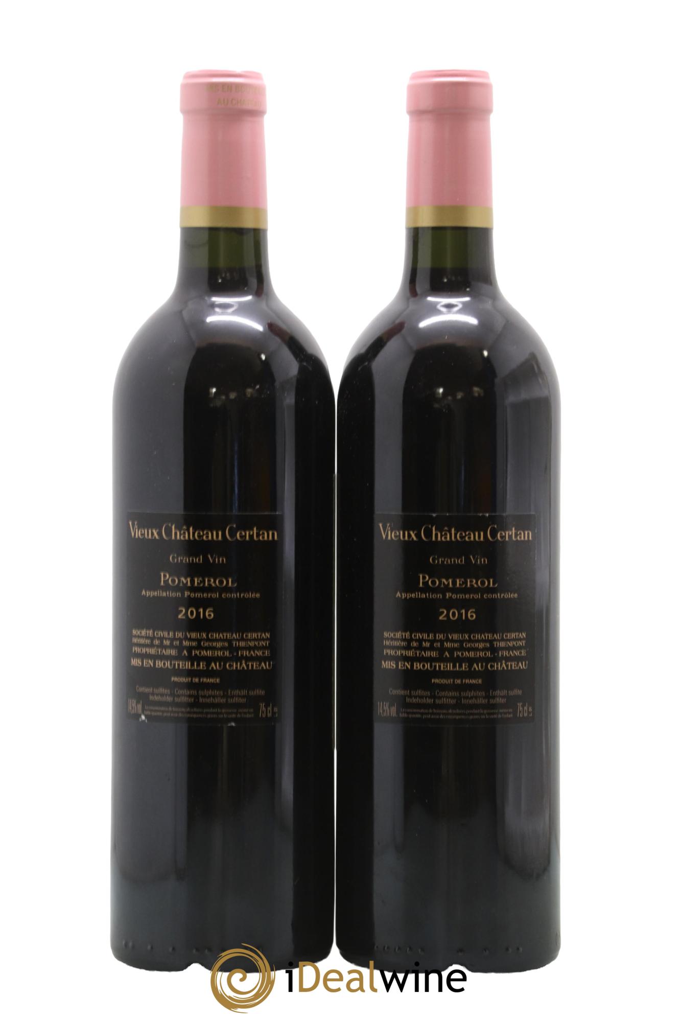 Vieux Château Certan 2016 - Lot de 2 bouteilles - 1