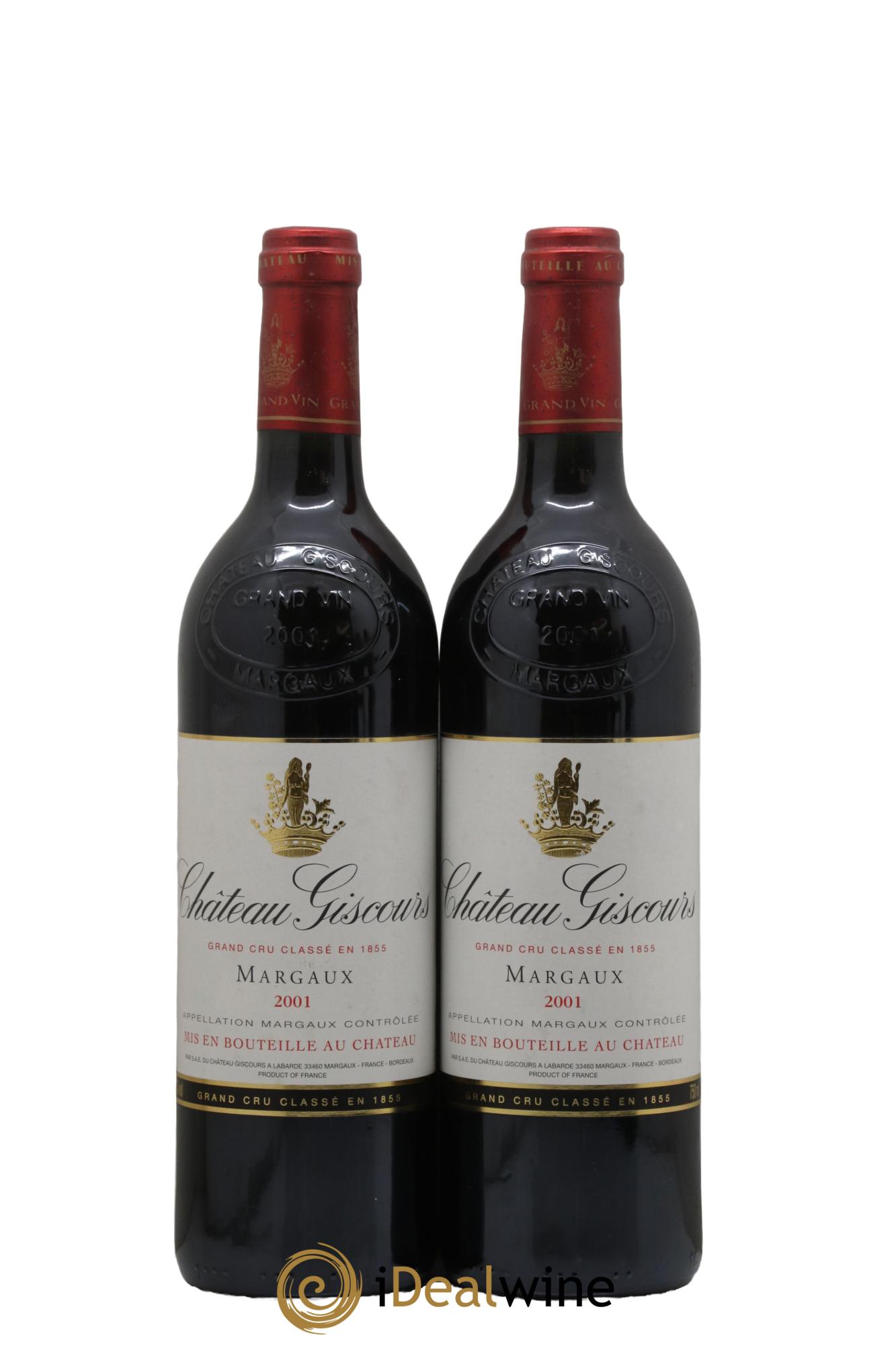 Château Giscours 3ème Grand Cru Classé 2001 - Lot of 2 bottles - 0