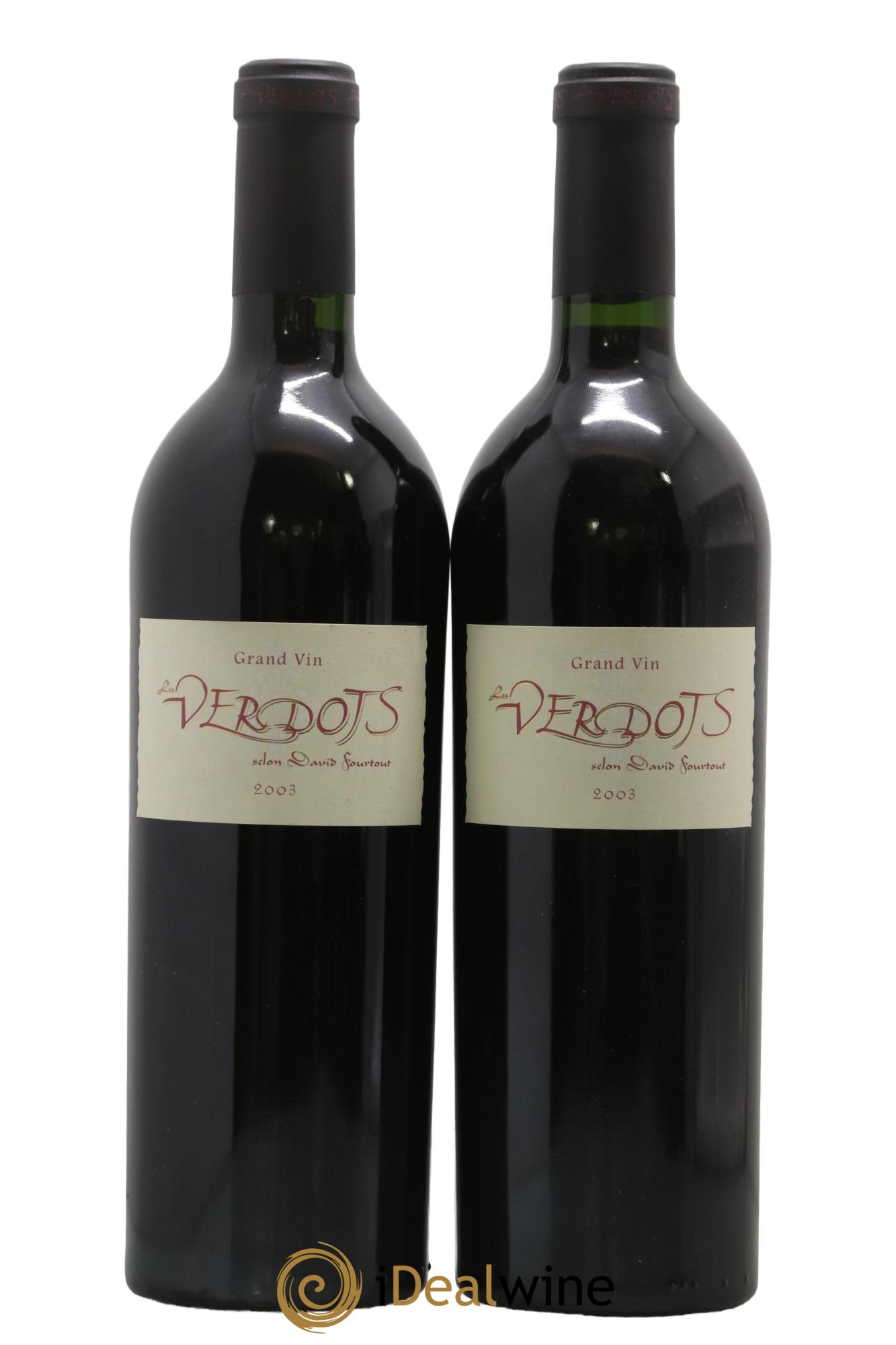 Côtes de Bergerac Les Verdots L'Excellence David Fourtout 2003 - Posten von 2 Flaschen - 0