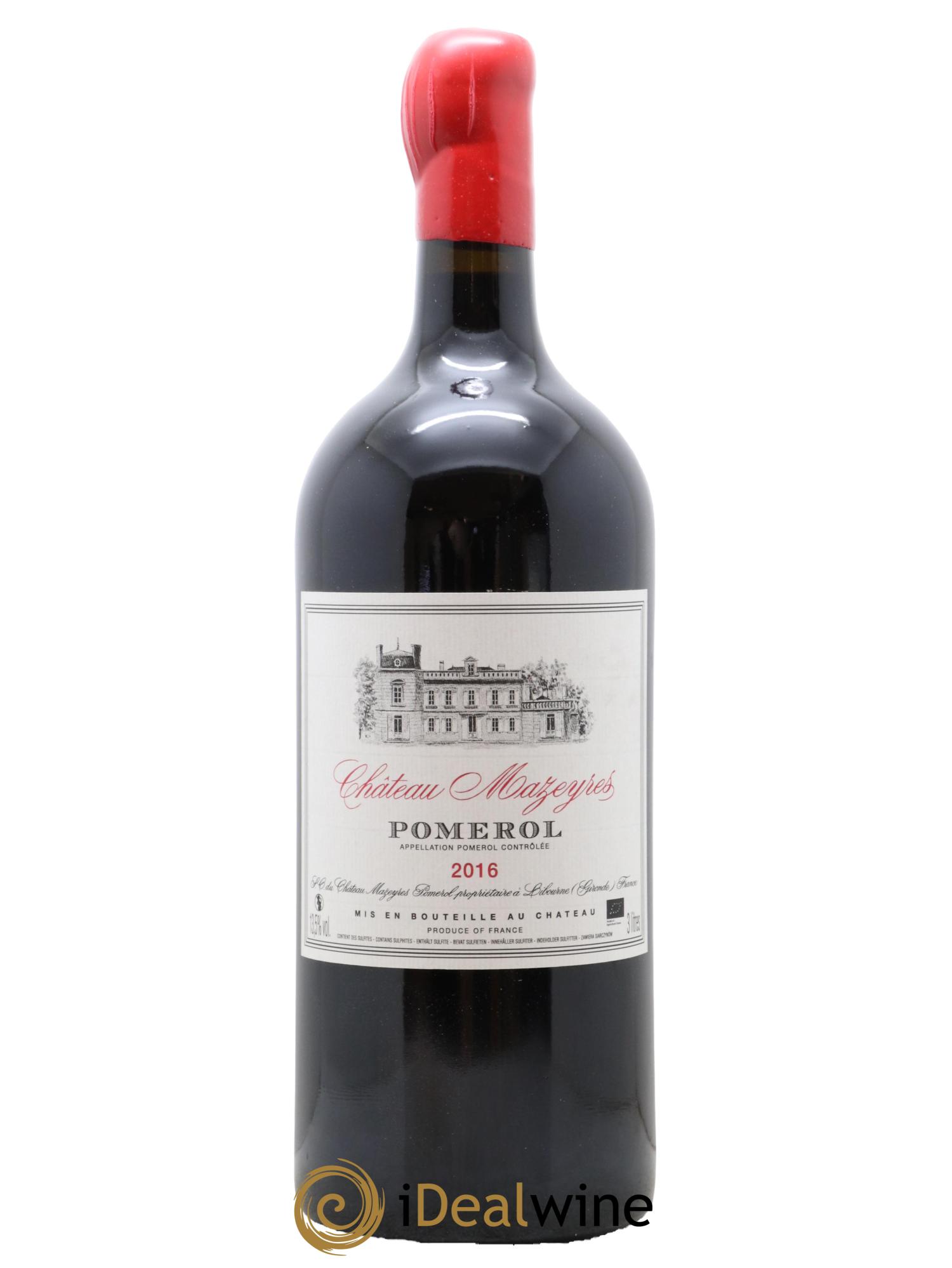 Château Mazeyres 2016 - Lot de 1 double magnum - 1