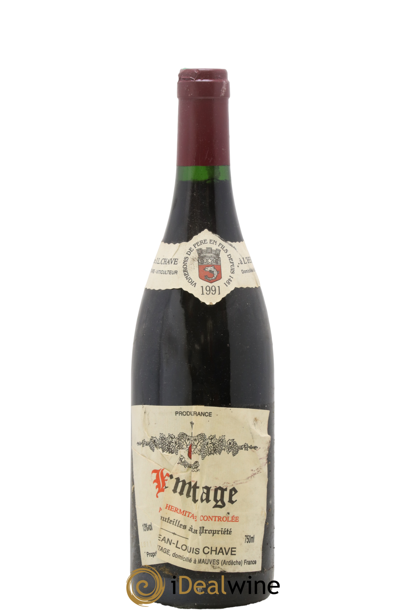 Hermitage Jean-Louis Chave 1991 - Lot of 1 bottle - 0