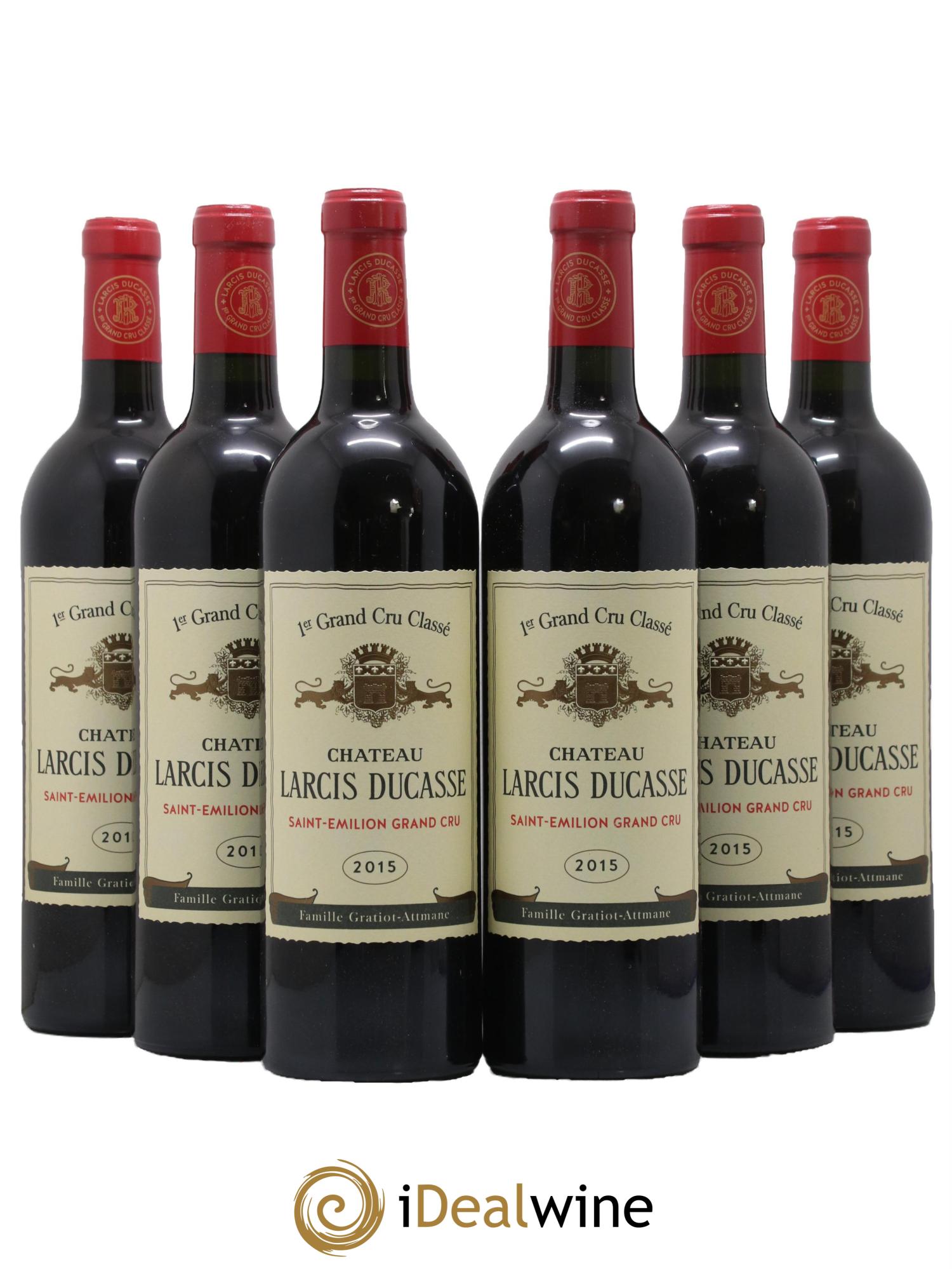 Château Larcis Ducasse 1er Grand Cru Classé B 2015 - Lot de 6 bouteilles - 0