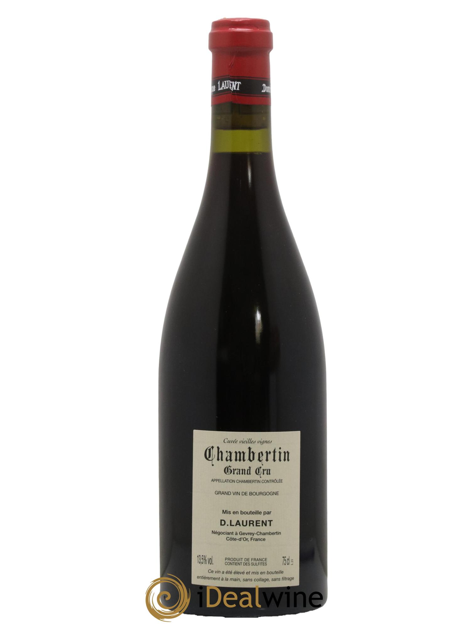 Chambertin Grand Cru Grande cuvée Vieilles Vignes Dominique Laurent 2017 - Lot de 1 bouteille - 1