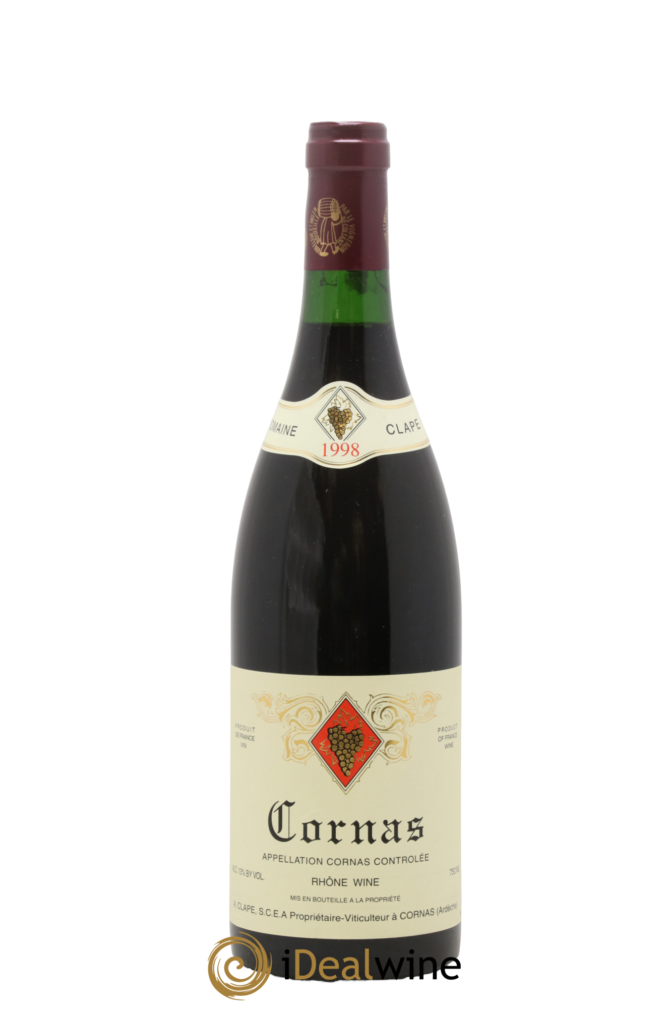 Cornas Auguste Clape 1998 - Posten von 1 Flasche - 0