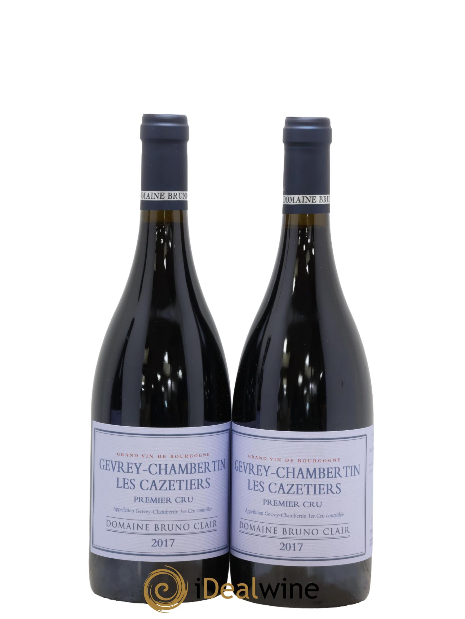 Gevrey-Chambertin 1er Cru Les Cazetiers Bruno Clair (Domaine) 2017 - Lot of 2 bottles - 0
