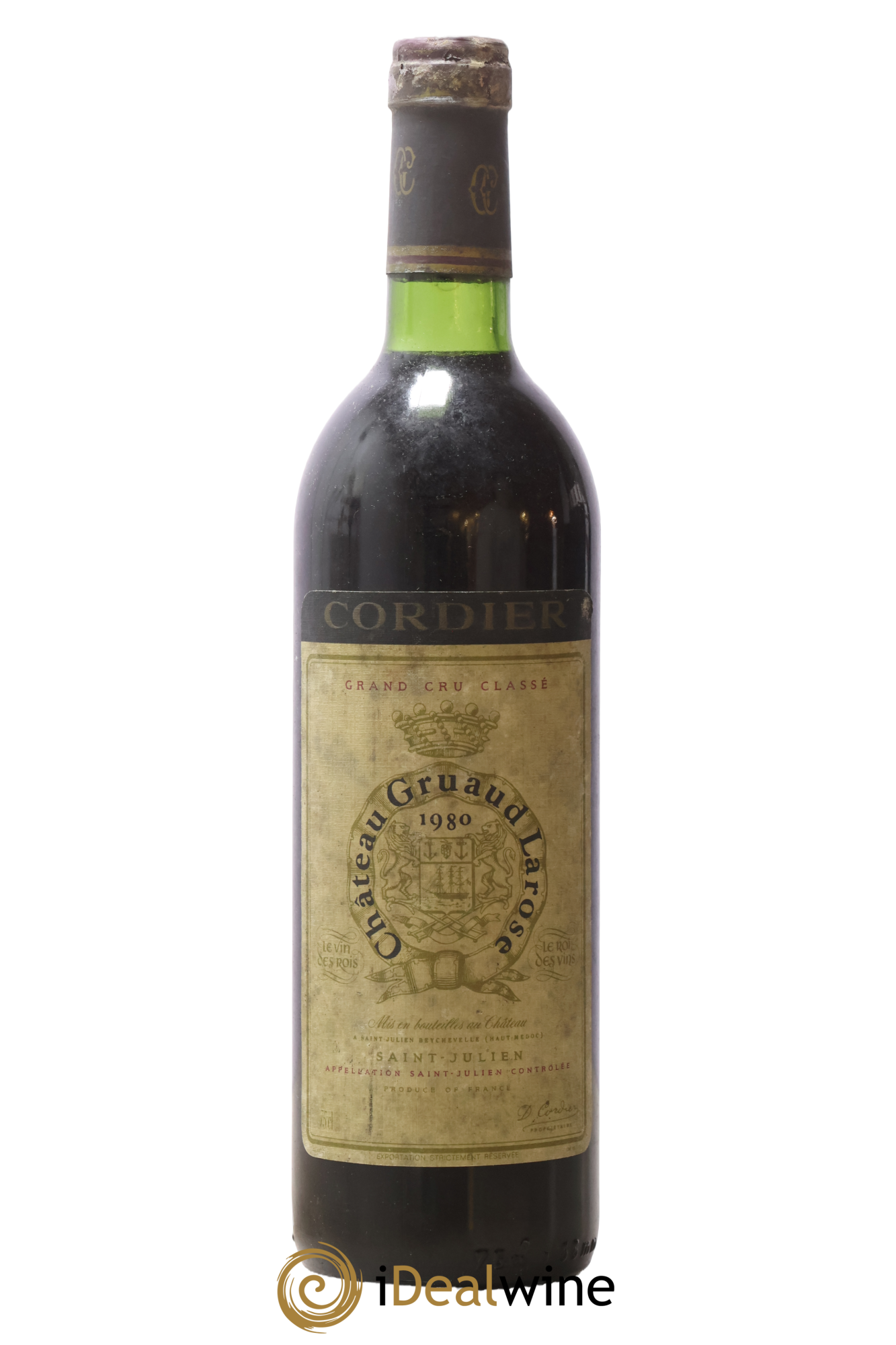 Château Gruaud Larose 2ème Grand Cru Classé 1980 - Lot de 1 bouteille - 0