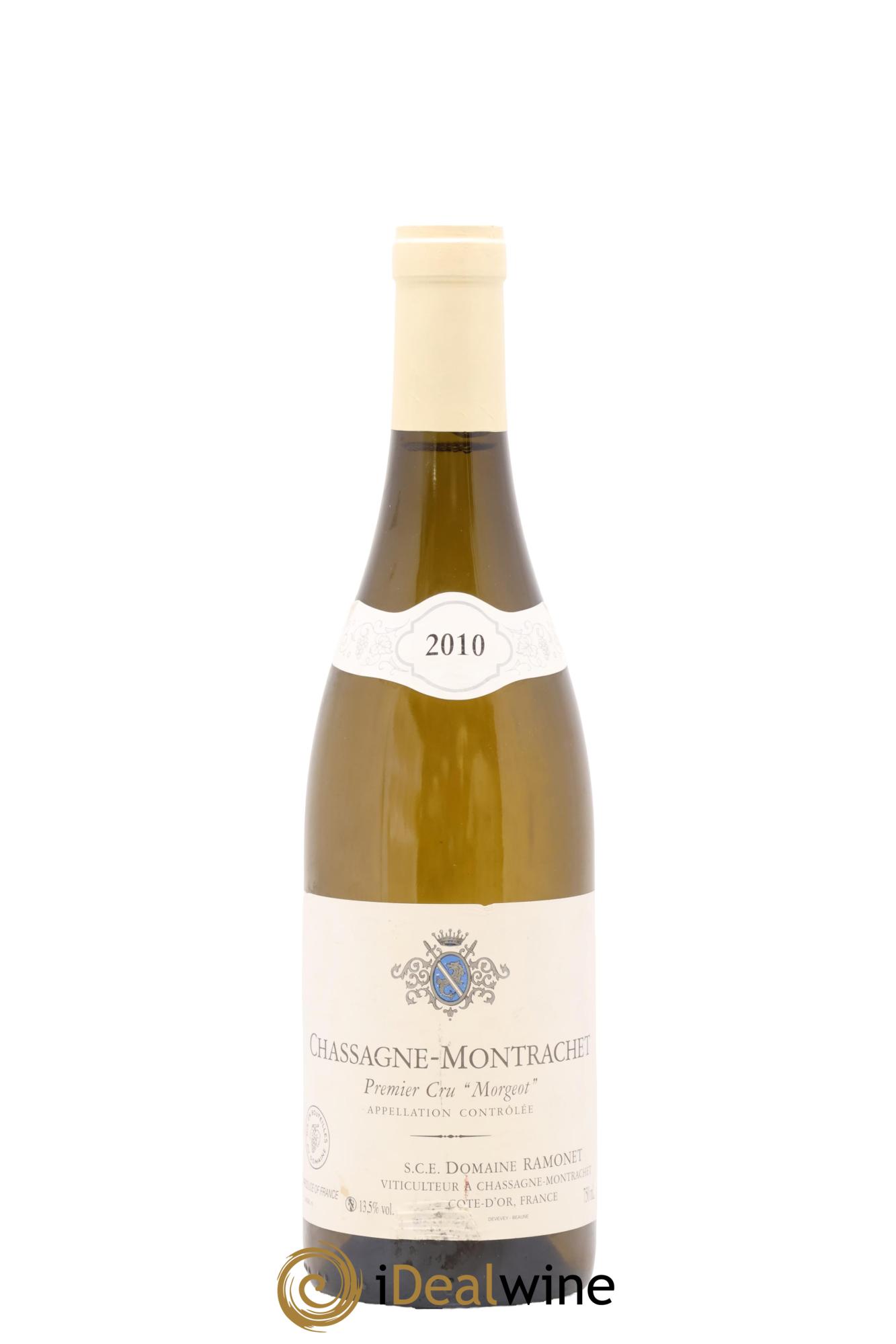 Chassagne-Montrachet 1er Cru Morgeot Ramonet (Domaine) 2010 - Lot de 1 bouteille - 0