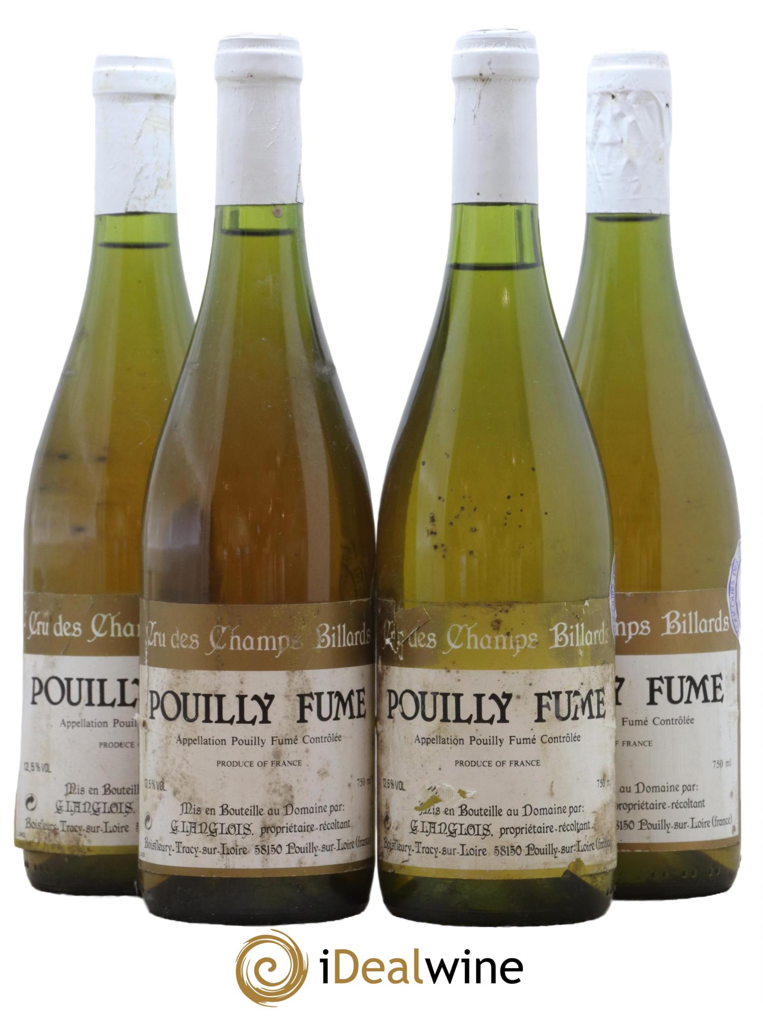 Pouilly-Fumé Les Champs Billards Domaine Gilles Langlois - Lot de 4 bouteilles - 0