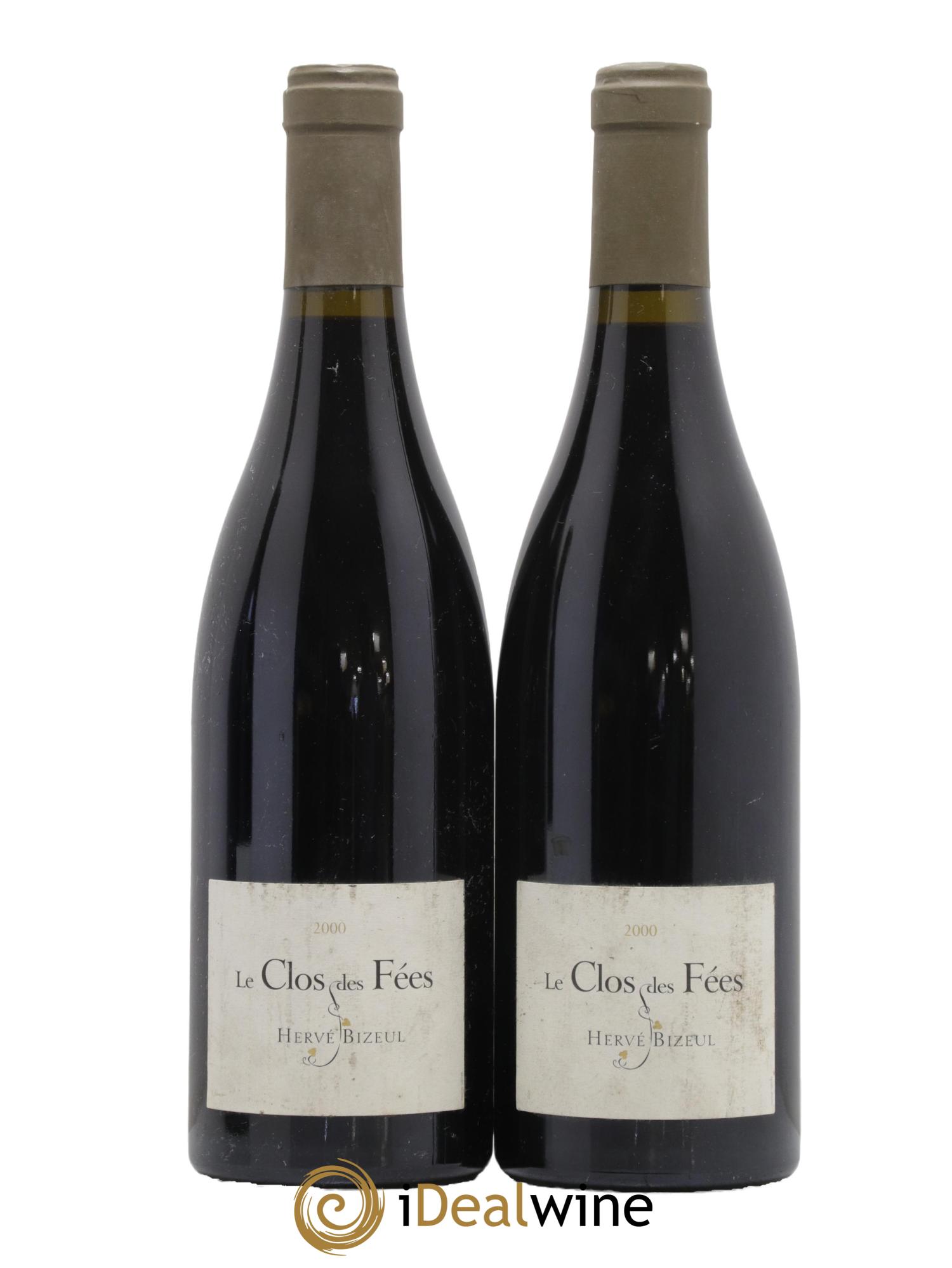 Côtes du Roussillon Villages Clos des Fées Hervé Bizeul 2000 - Posten von 2 Flaschen - 0