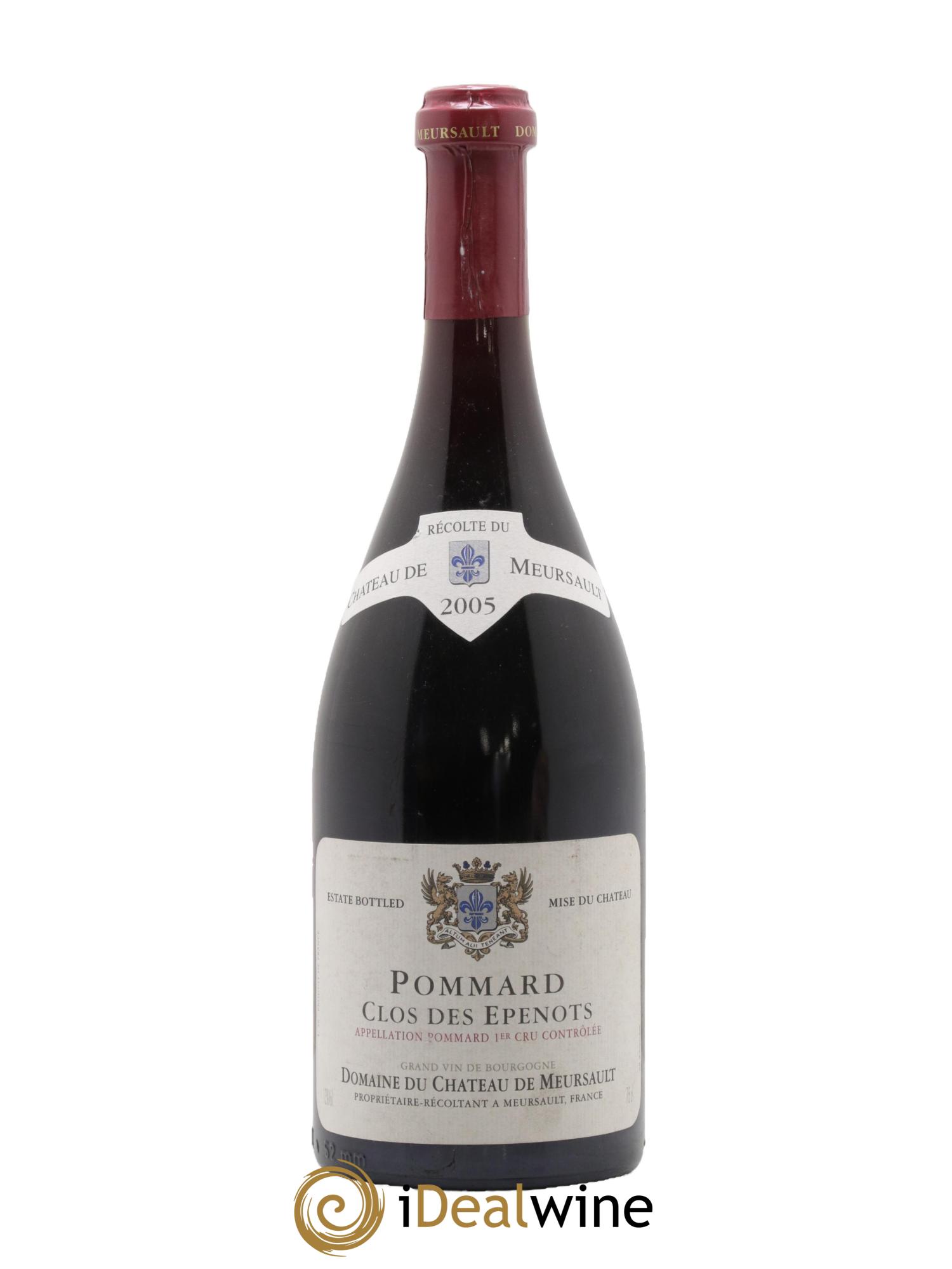 Pommard 1er Cru Clos des Epenots Château de Meursault 2005 - Lot de 1 bouteille - 0