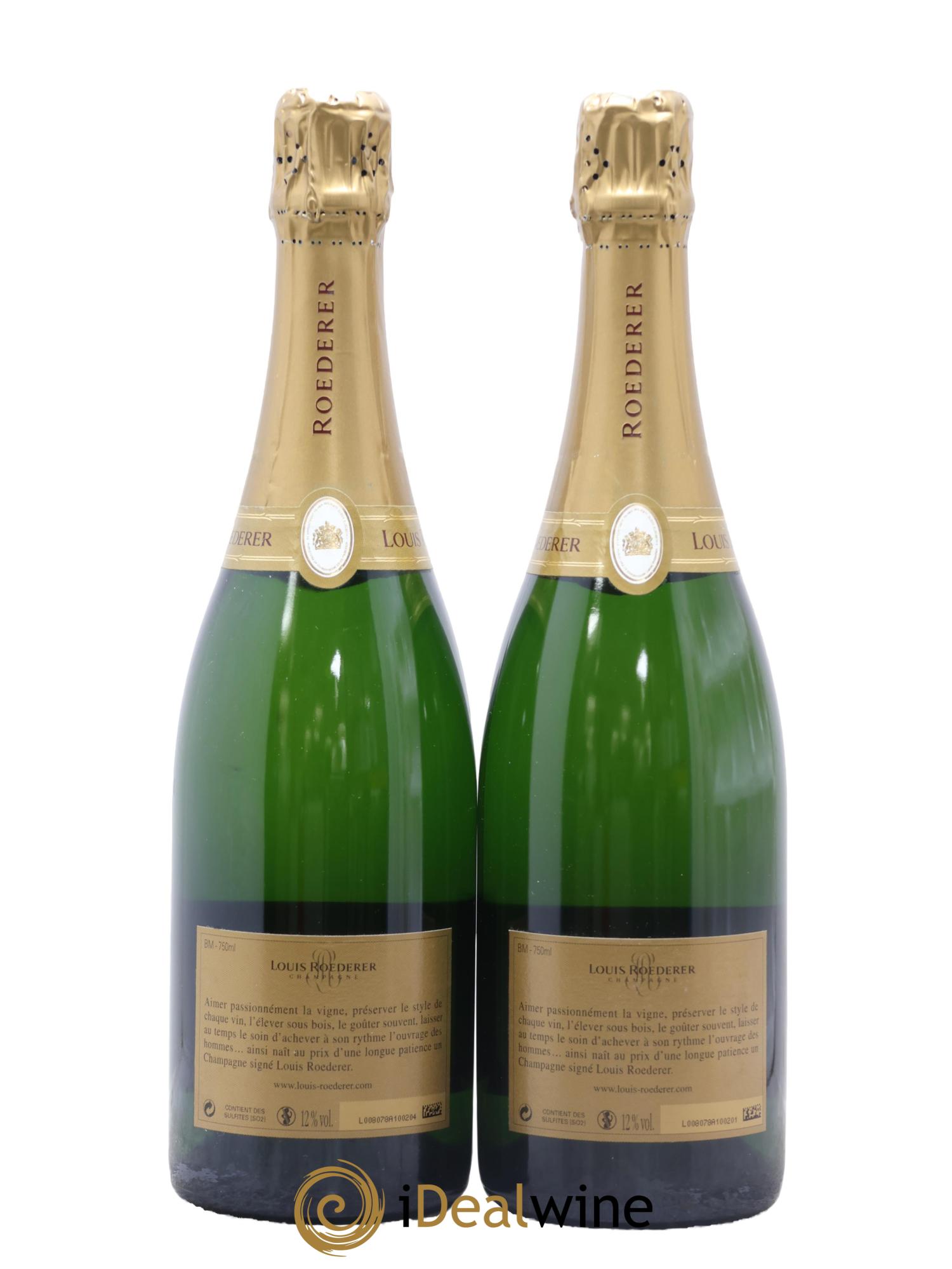 Champagne Vintage Roederer 2004 - Lot de 2 bouteilles - 1