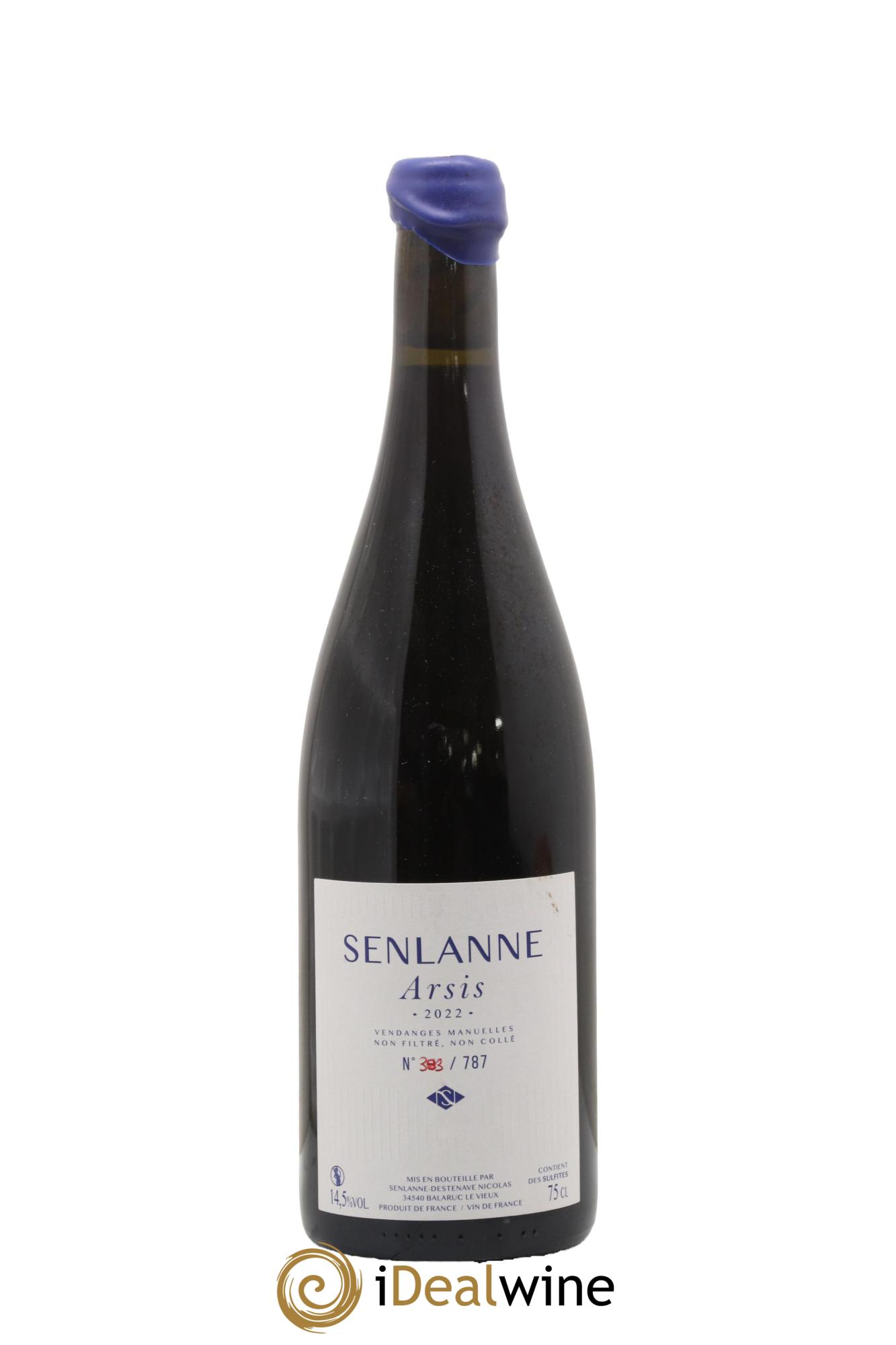 Languedoc Cuvée Arsis Nicolas Senlanne 2022 - Lot de 1 bouteille - 0